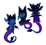 Sleepbud3 chibi dragon design comm by Scuterr