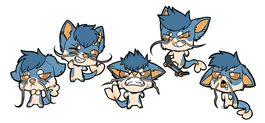 Rrhma Deviantart Rhema Azure Chibi Bundle page by MichiFishu on DeviantArt