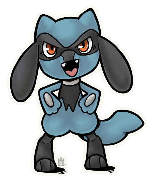 Tattoos Pokemon Riolu Riolu doodle by MichiFishu on DeviantArt