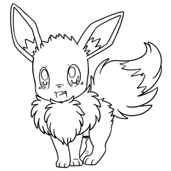 Eevee free to use lineart!