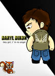 Daryl Dixon chibi the hunter of squirrels by LowRankRaccoon969