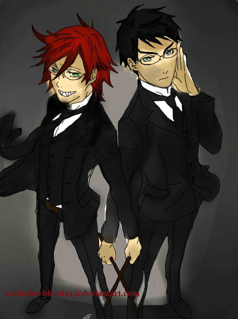 Will and Grell(line art by Bakufun721)