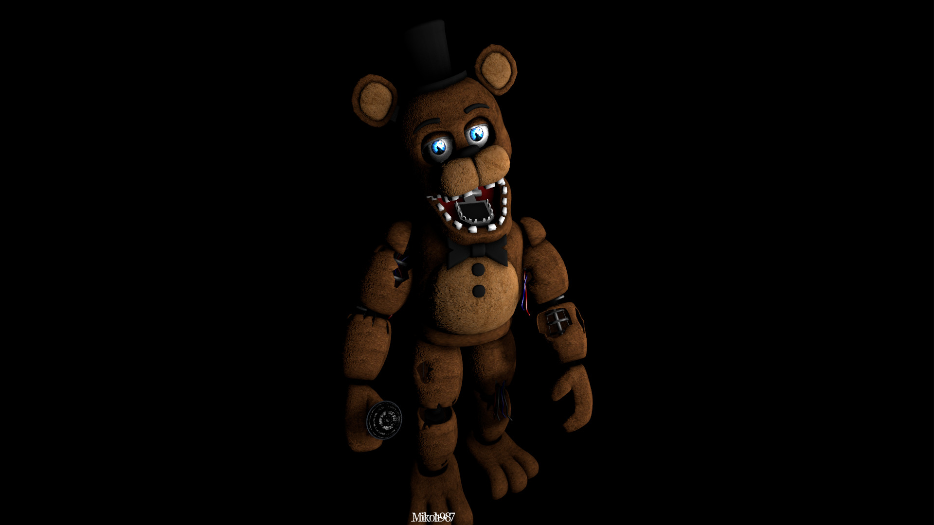 Withered Freddy v8 Model : r/fivenightsatfreddys