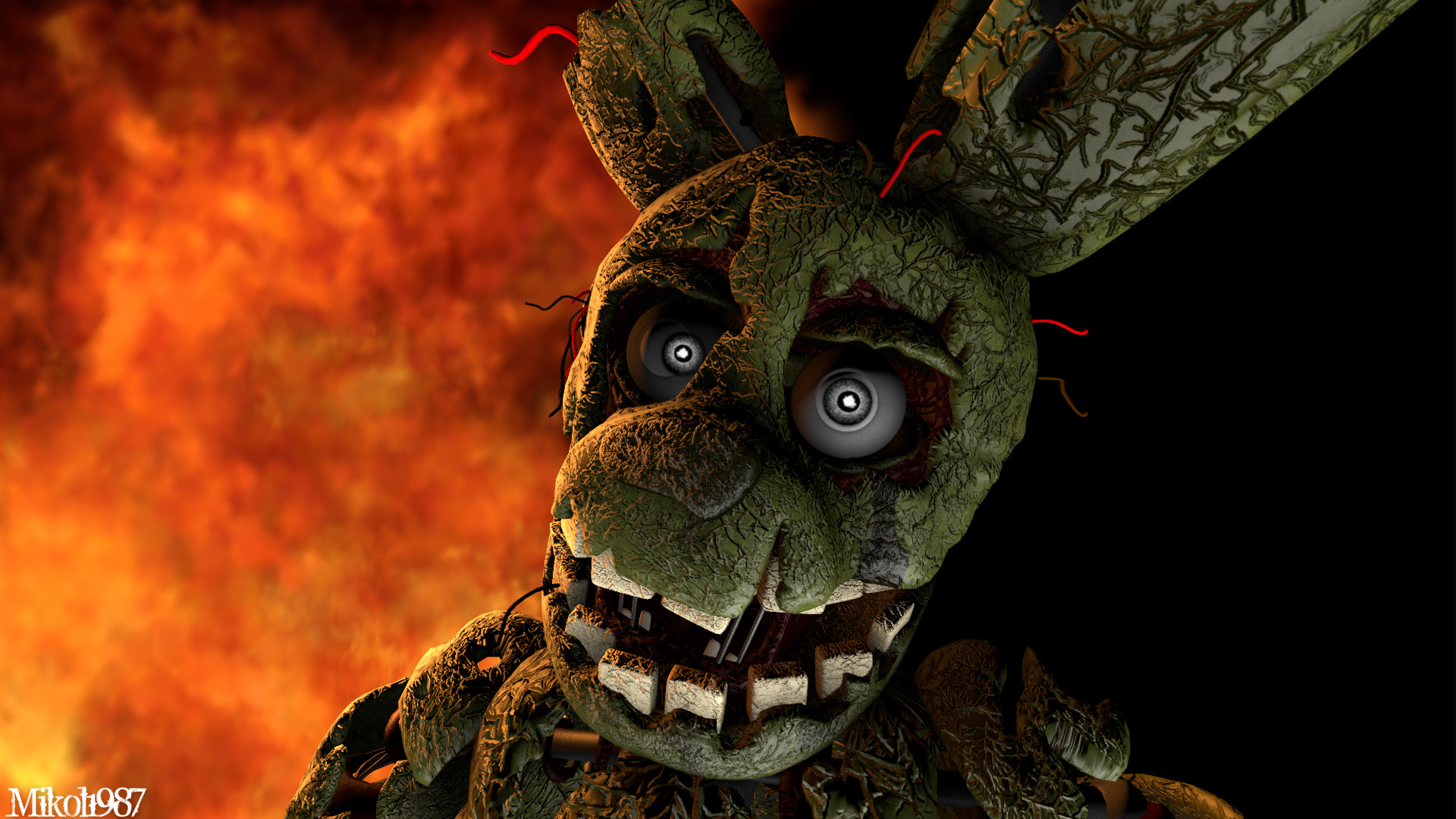 FNaF SFM: Springtrap wallpaper by Mikol1987 on DeviantArt