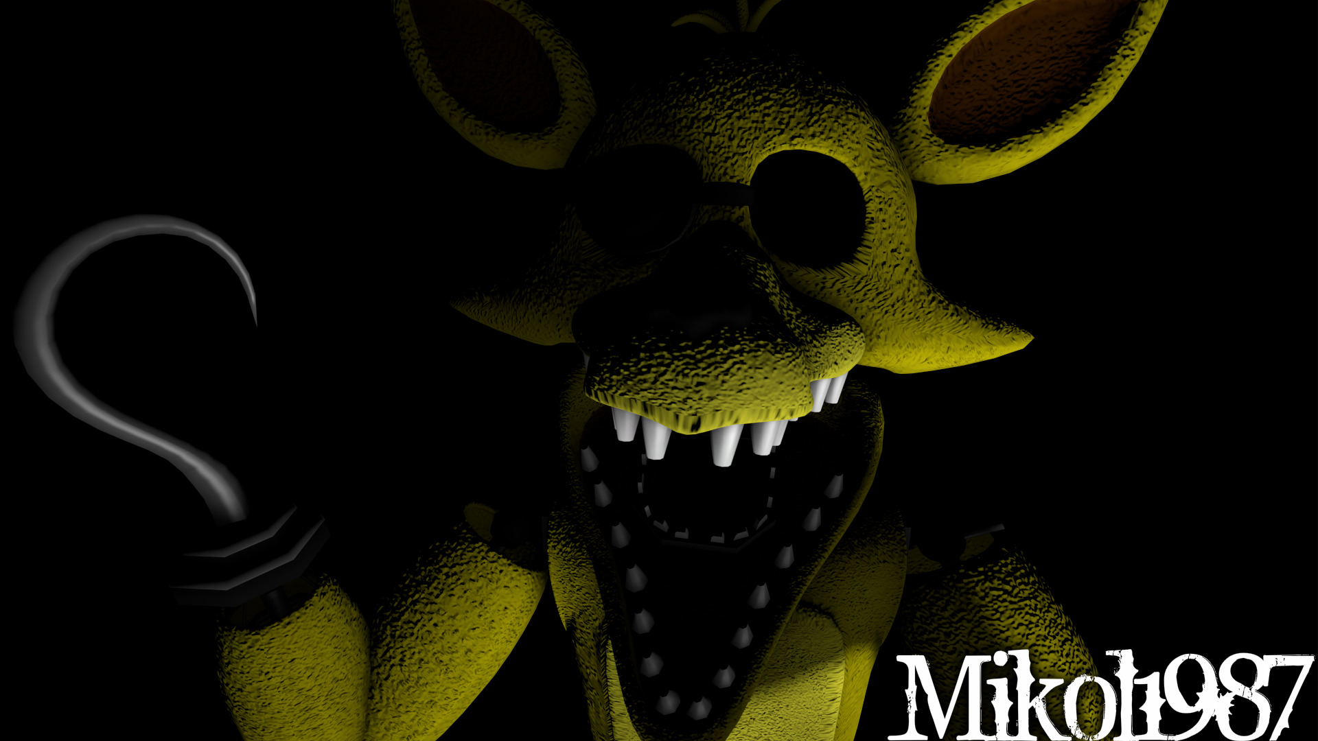 FNaF BLENDER: Withered Foxy by Mikol1987 on DeviantArt