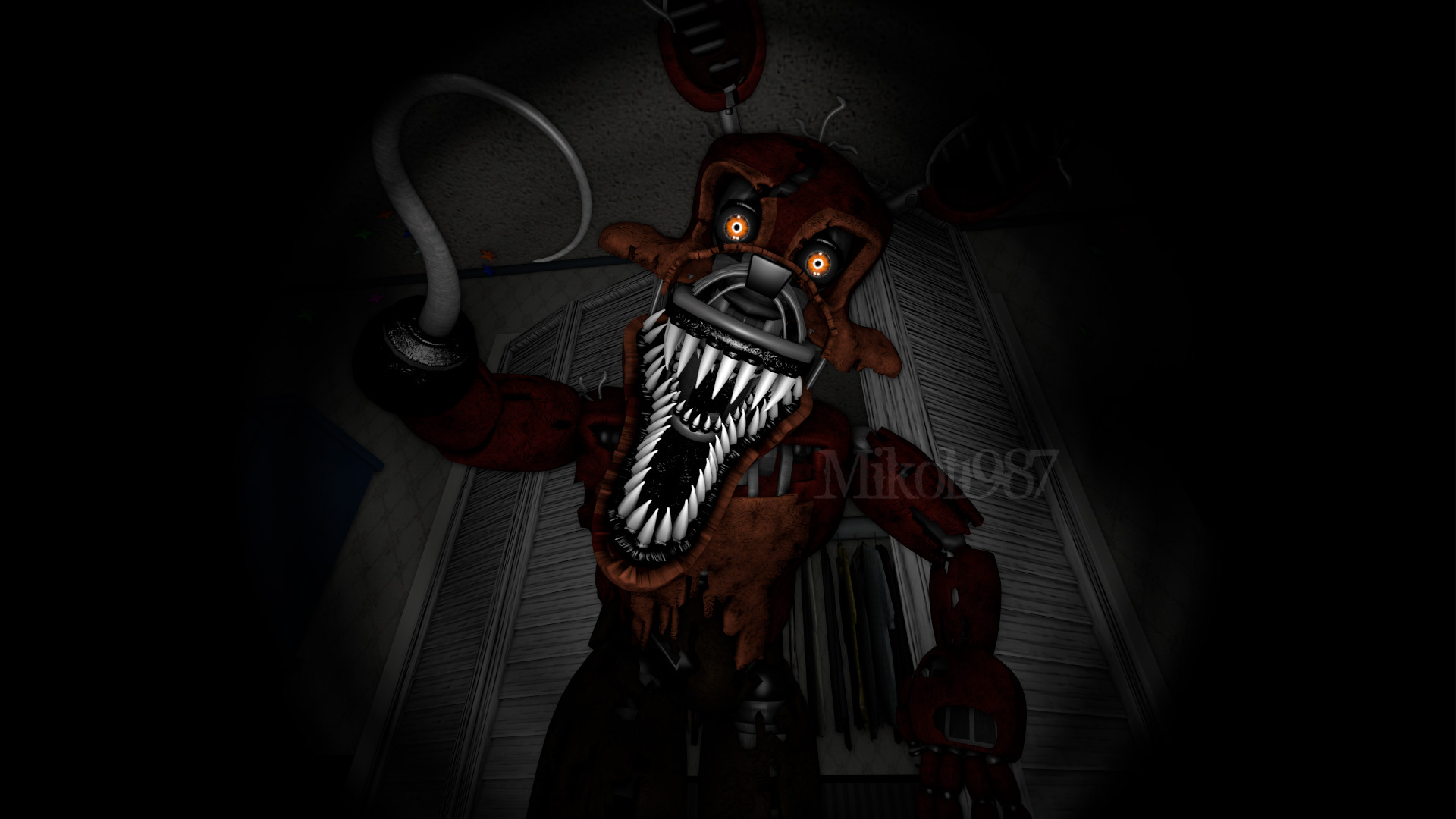 Withered Foxy Full Body by FnaFcontinued on DeviantArt