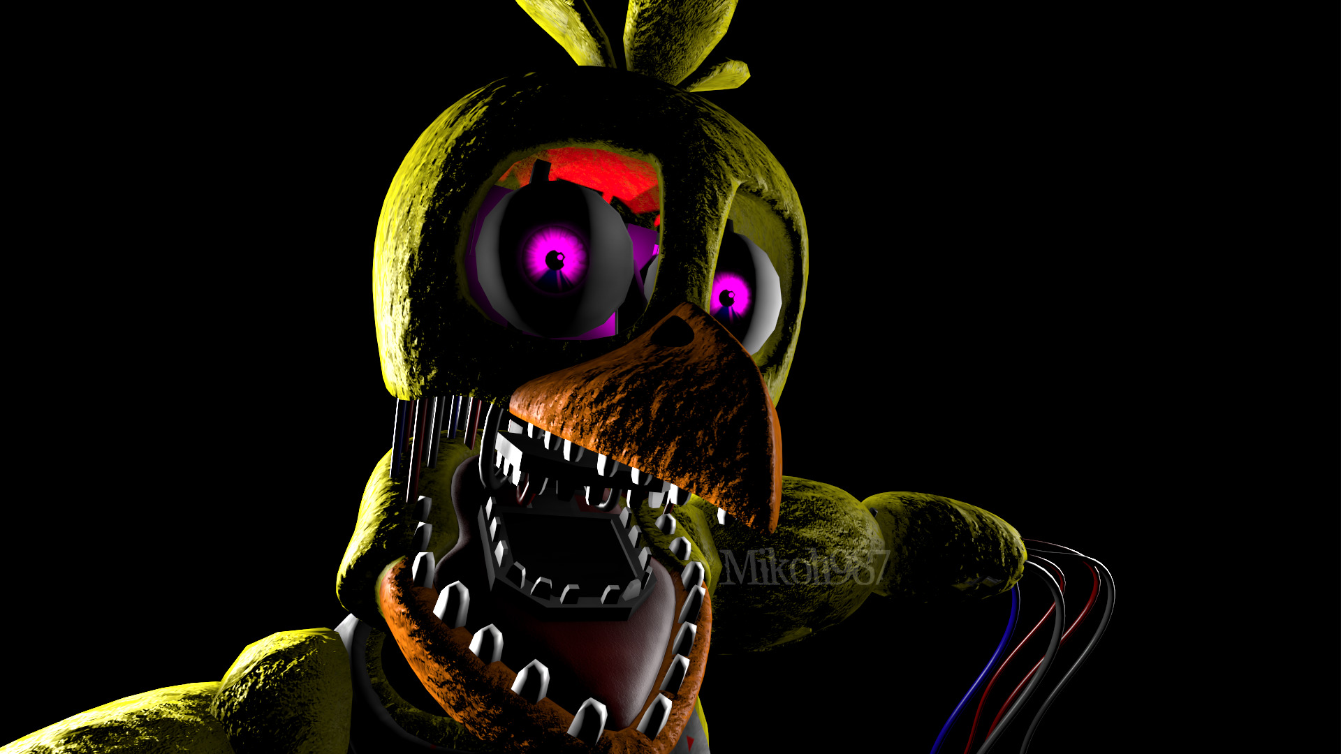 View topic - withered Chica FNAF 2 avatar - Chicken Smoothie