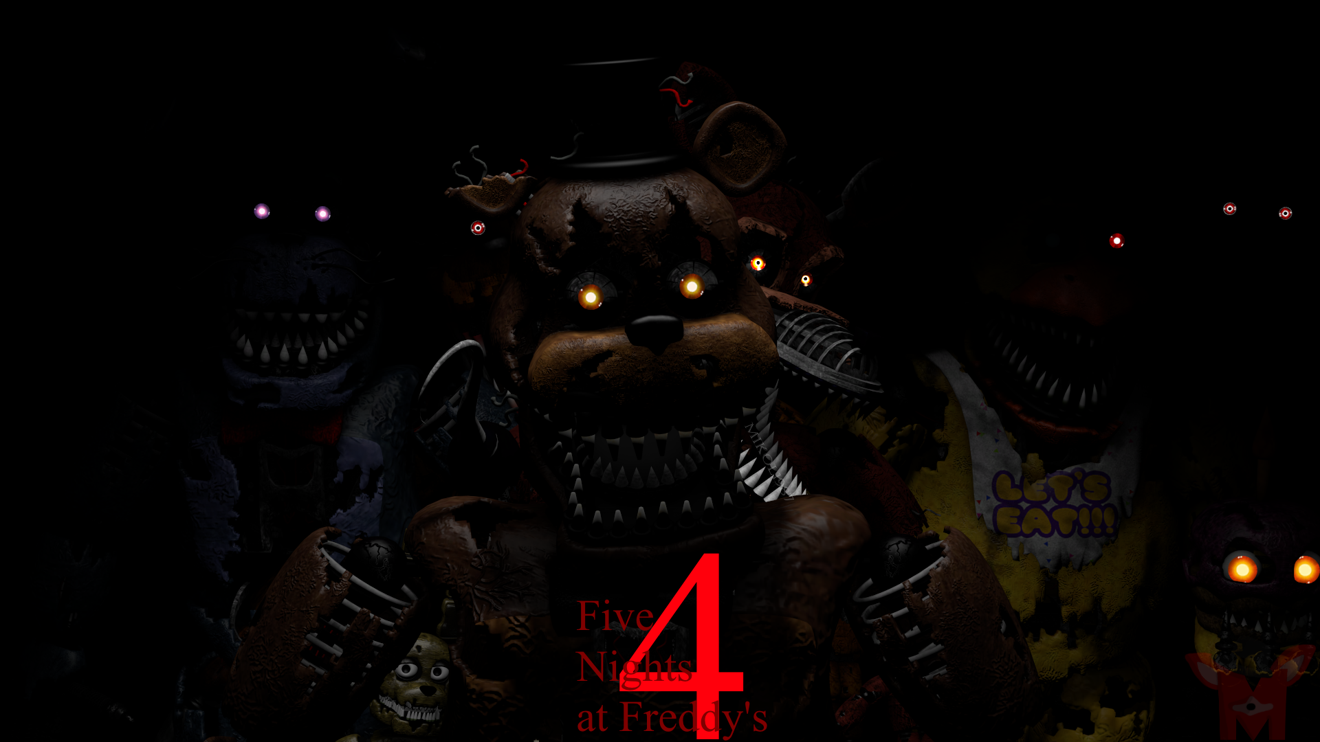 Five Nights at Freddy's 2 Wallpaper - Toy F, B, C by PeterPack on DeviantArt