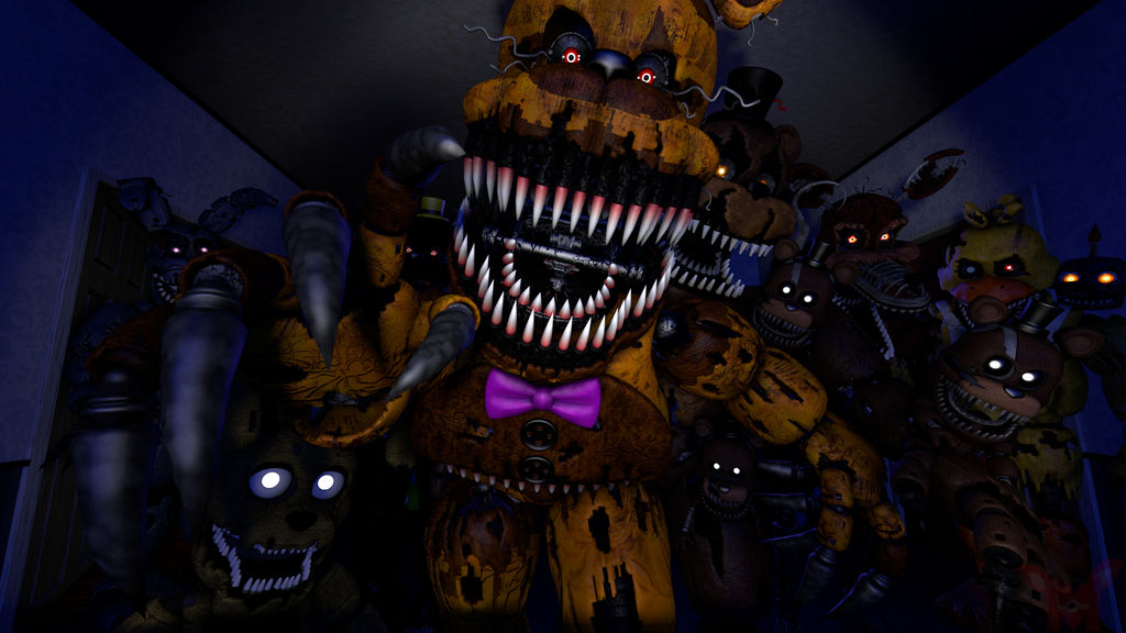 what animatronics scares you the most for me is nightmare fredbear. :  r/fivenightsatfreddys