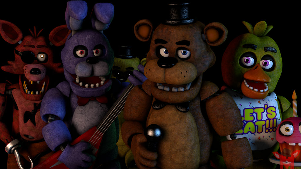 FNaF SFM: FNaF 1 Gang