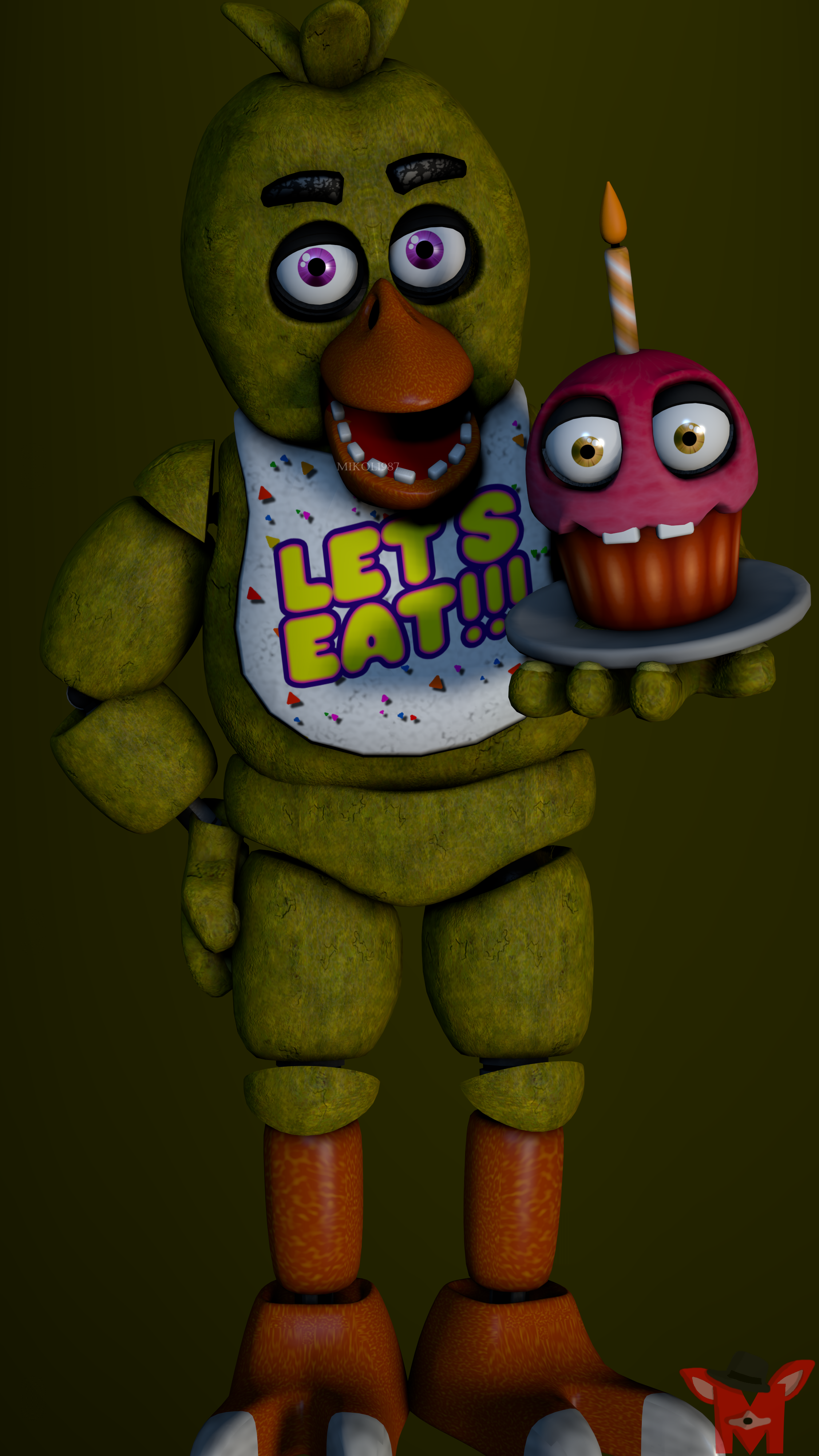 FNaF BLENDER: Withered Chica by Mikol1987 on DeviantArt