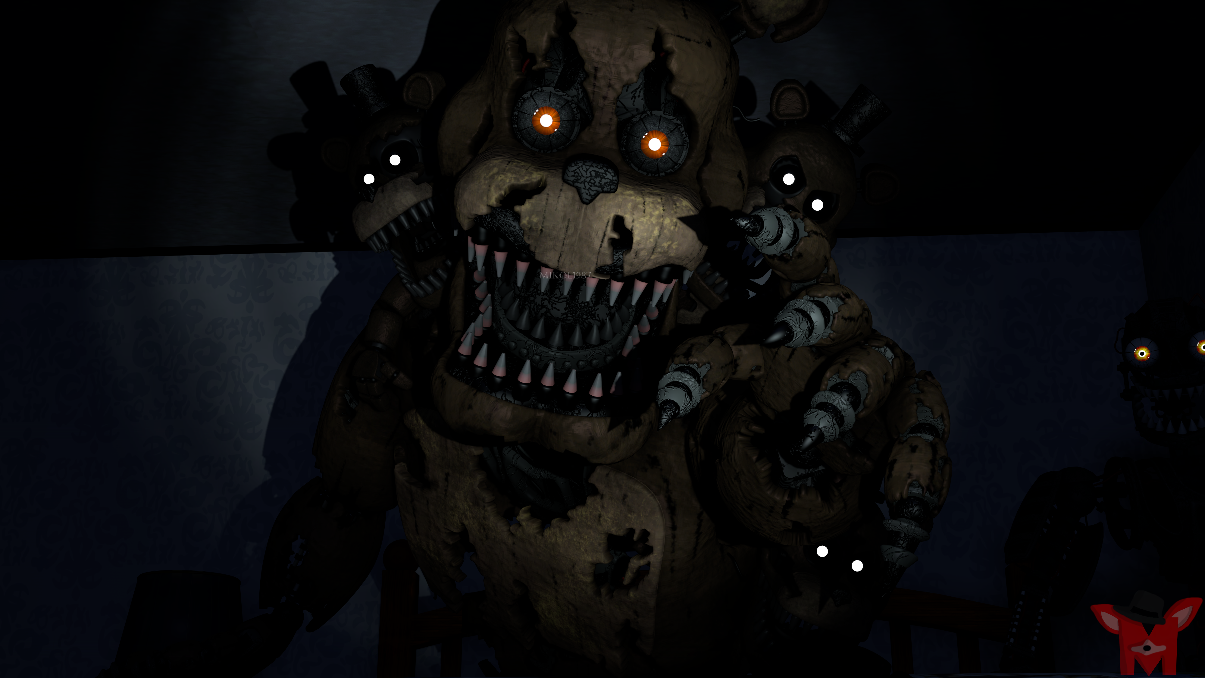 FNaF BLENDER: Nightmare Fredbear by Mikol1987 on DeviantArt