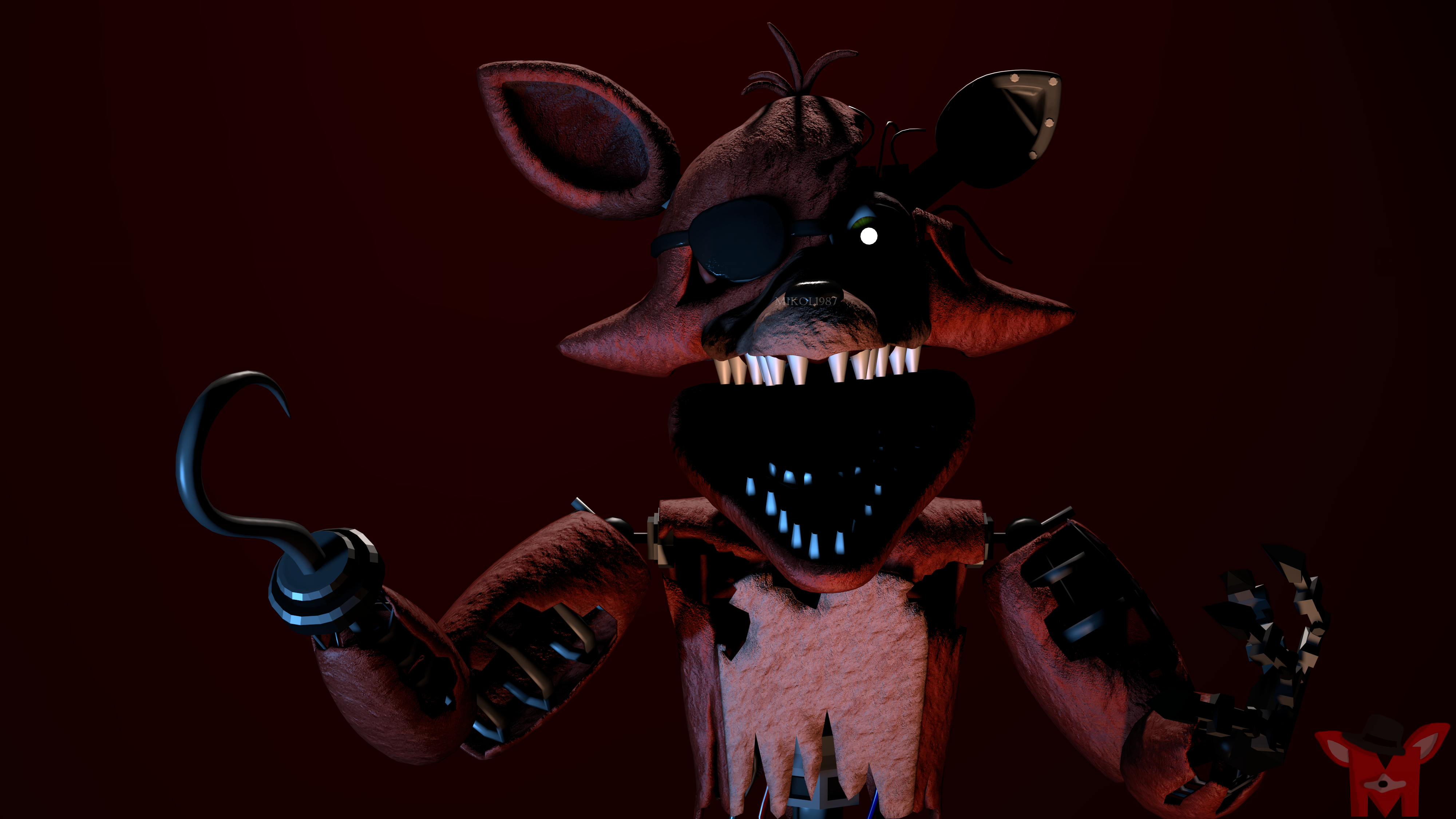 FNaF SFM Withered Foxy By Mikol1987 On DeviantArt.
