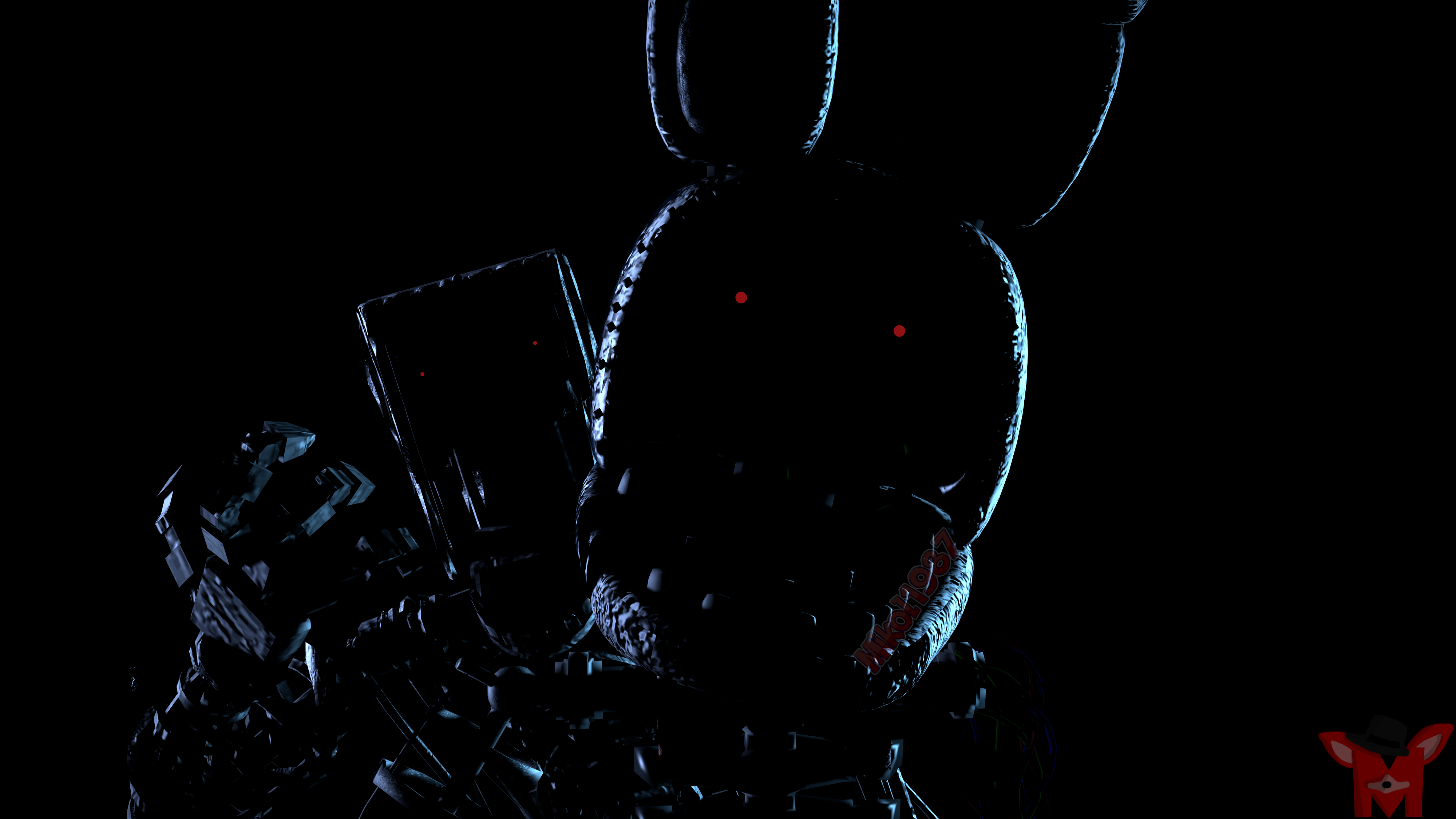 BLENDER 2.79/FNAF TJOC] Ignited bonnie by springyt on DeviantArt