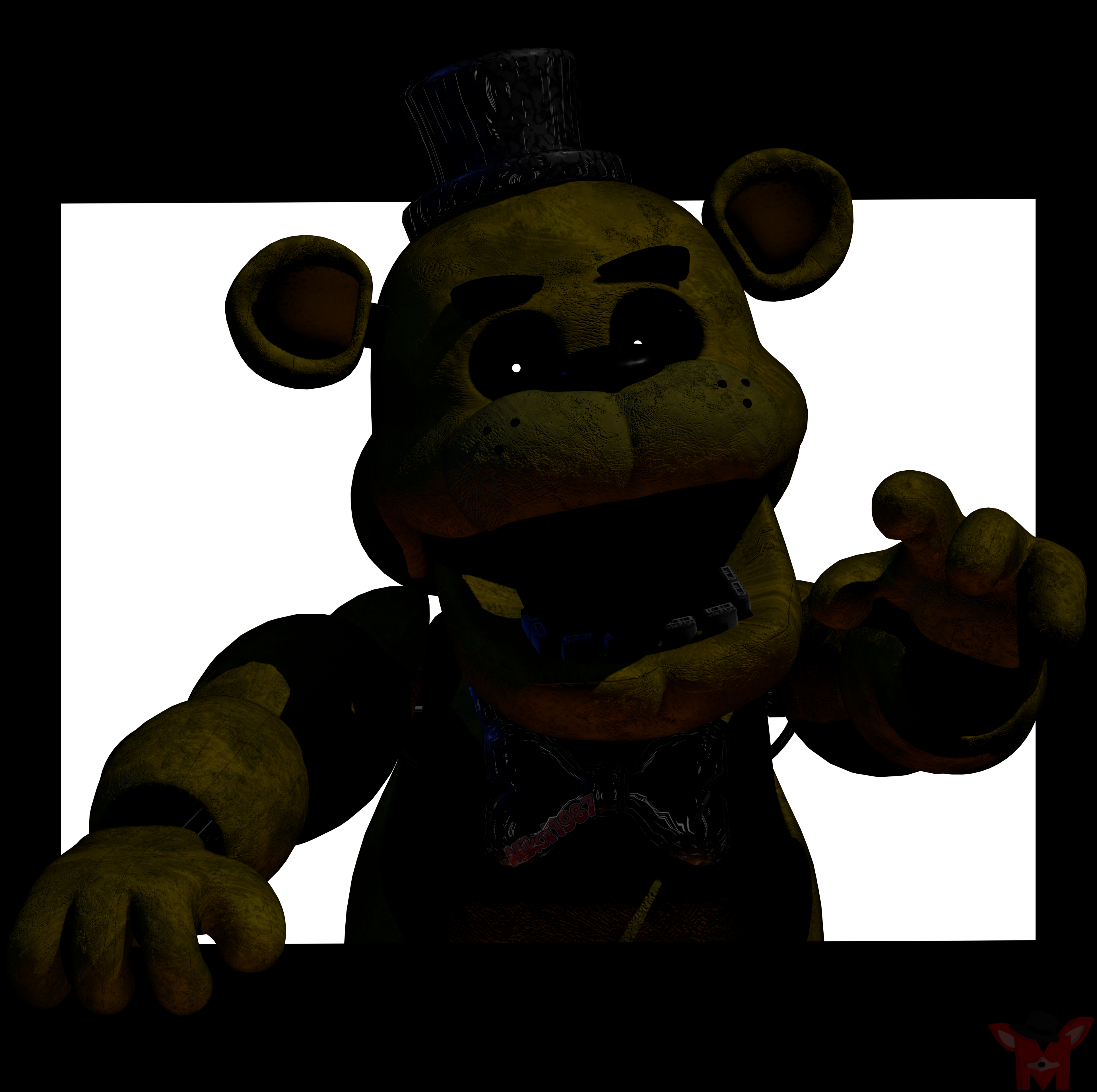 FNaF BLENDER: Nightmare Fredbear by Mikol1987 on DeviantArt