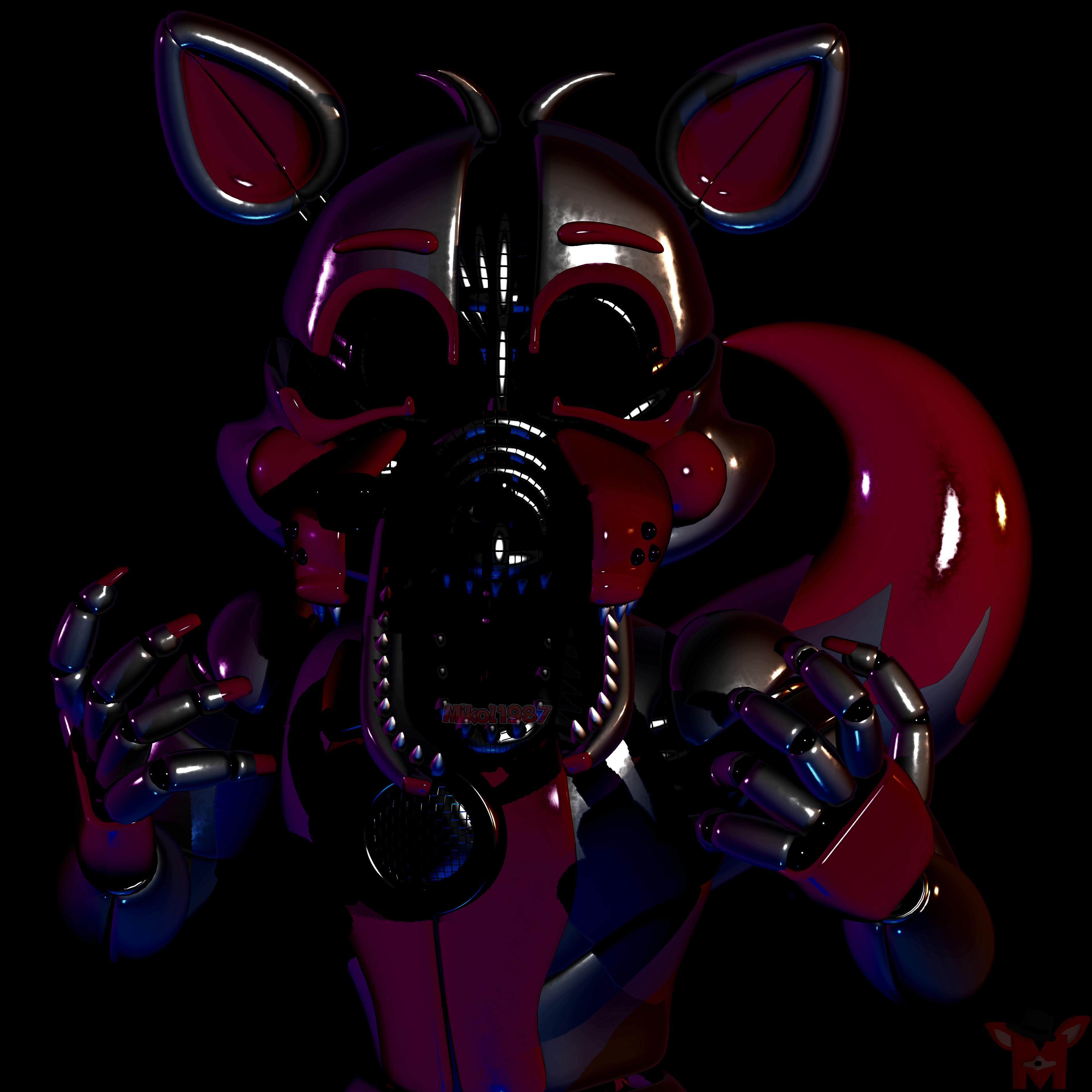 Funtime Foxy and Lolbit by AmandabelleDA on DeviantArt