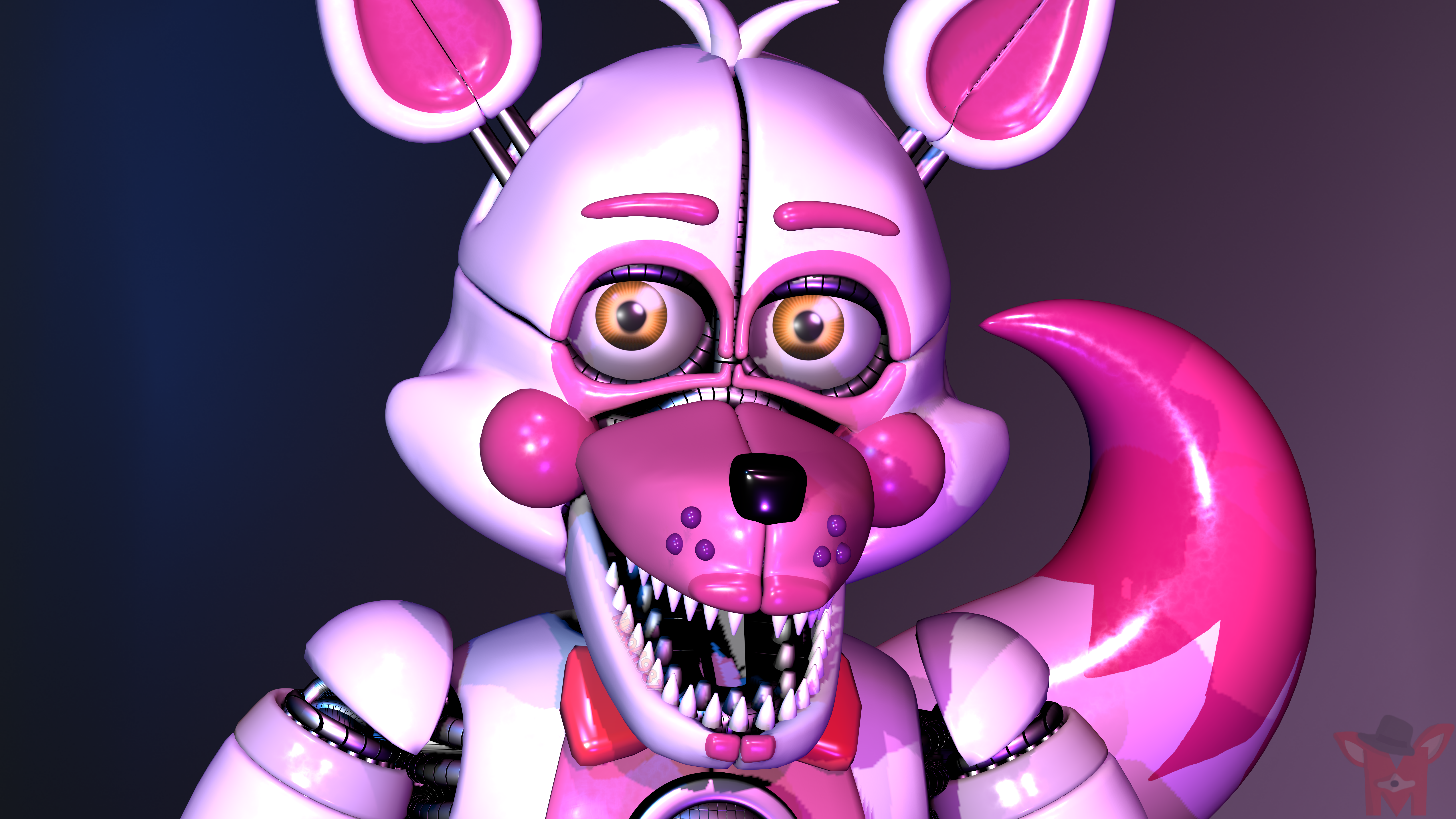 Lolbit And Funtime Foxy! (FNAF/Blender) by Pattman2005 on DeviantArt