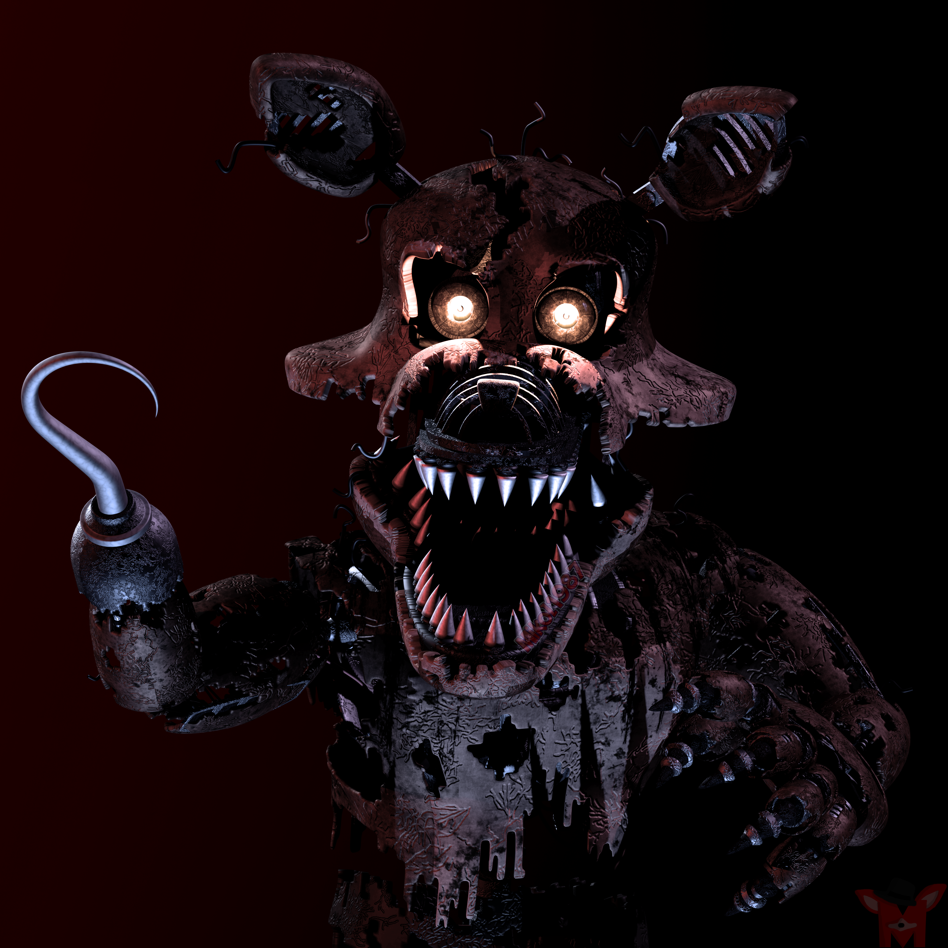 Five Nights at Freddy's 4 Nightmares (4k SFM) by gold94chica on DeviantArt