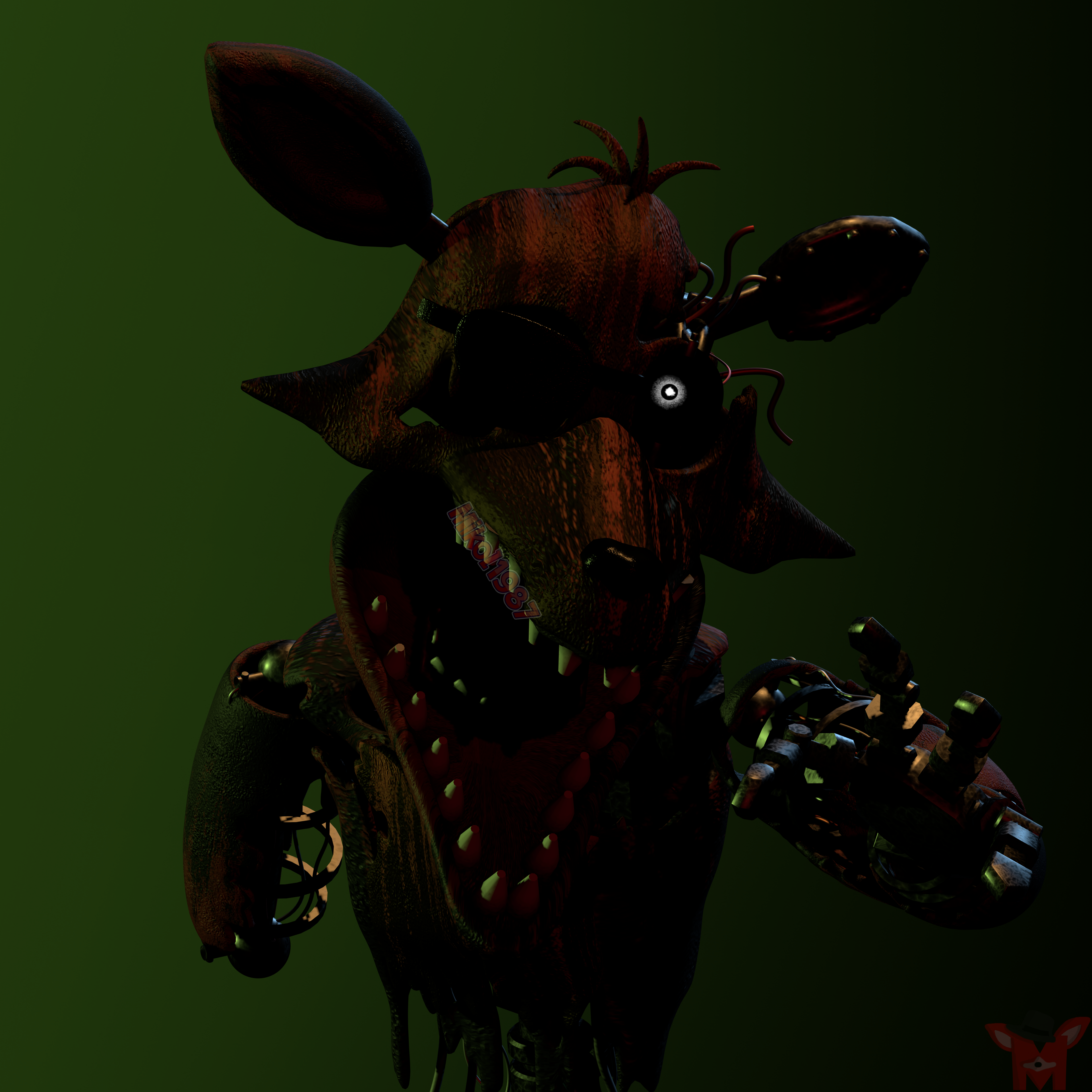 FNaF 3 Poster by Me  Phantom Models port by Thunder - Springtrap