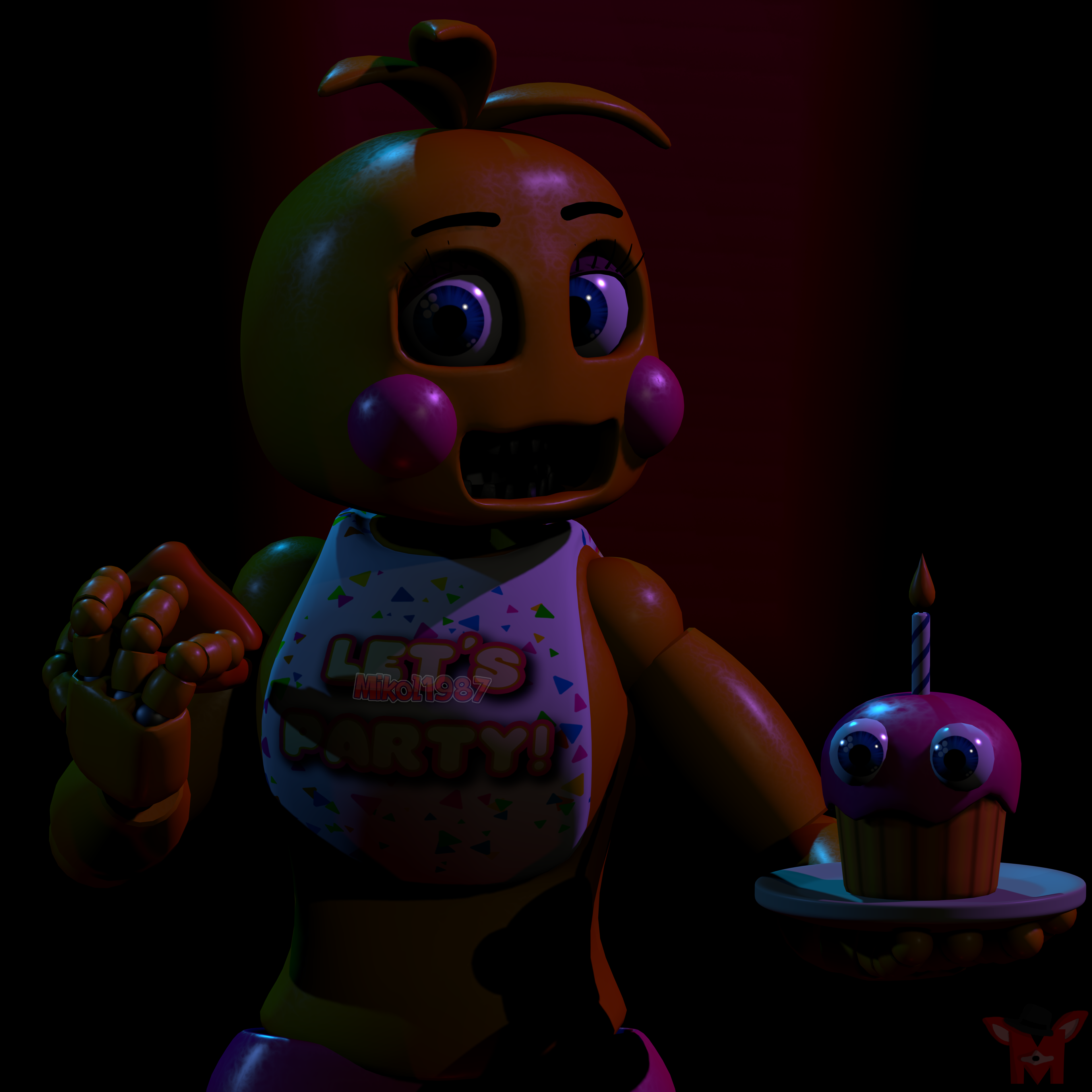 SFM / FNAF) Funtime Chica render by InkBennie on DeviantArt