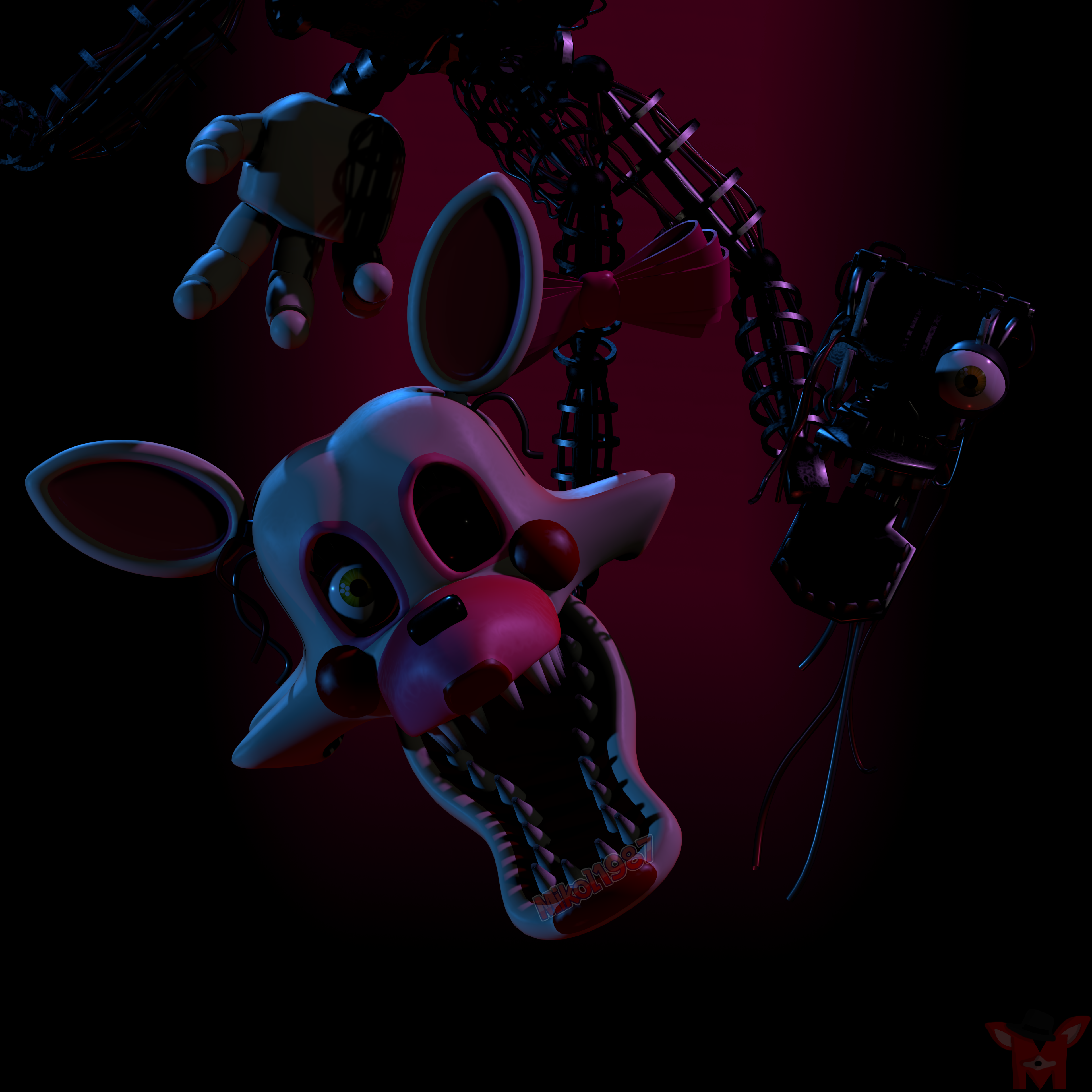 Withered Foxy Full Body by FnaFcontinued on DeviantArt