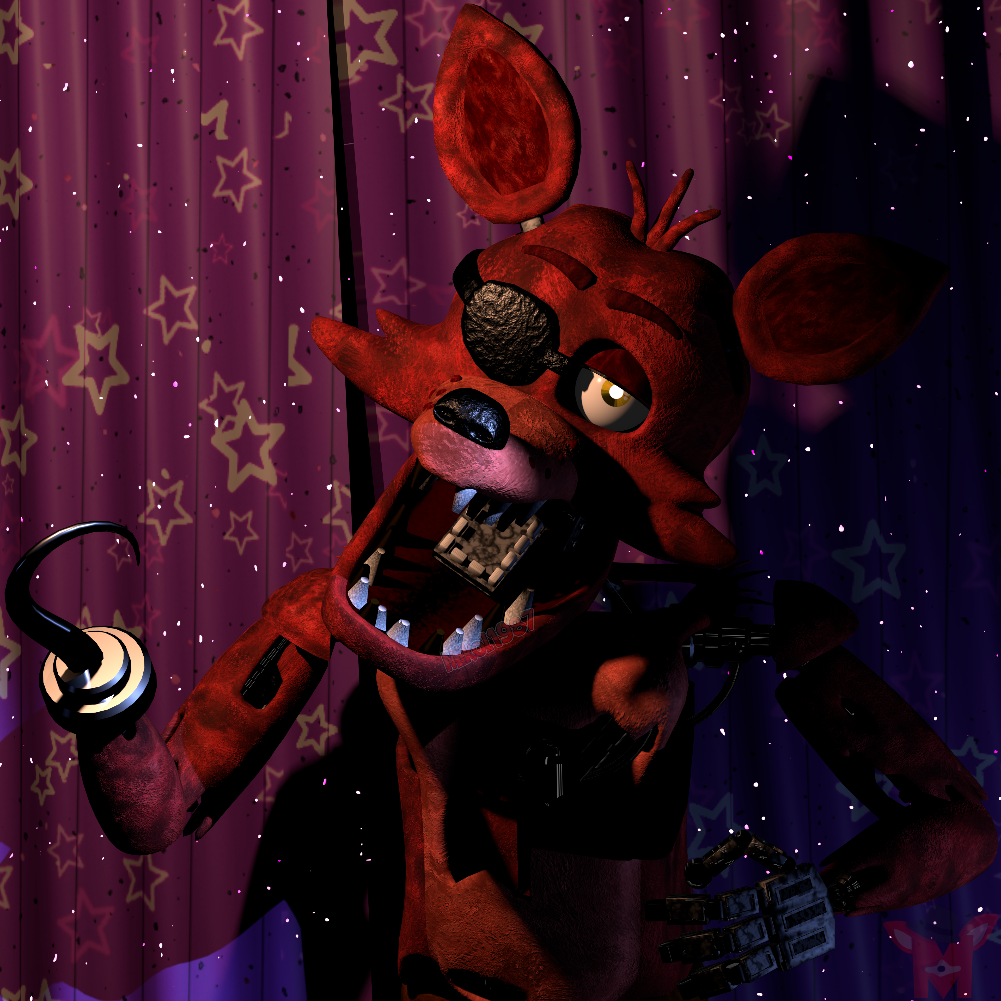 Withered Foxy Jumpscare by Basilisk2002 on DeviantArt