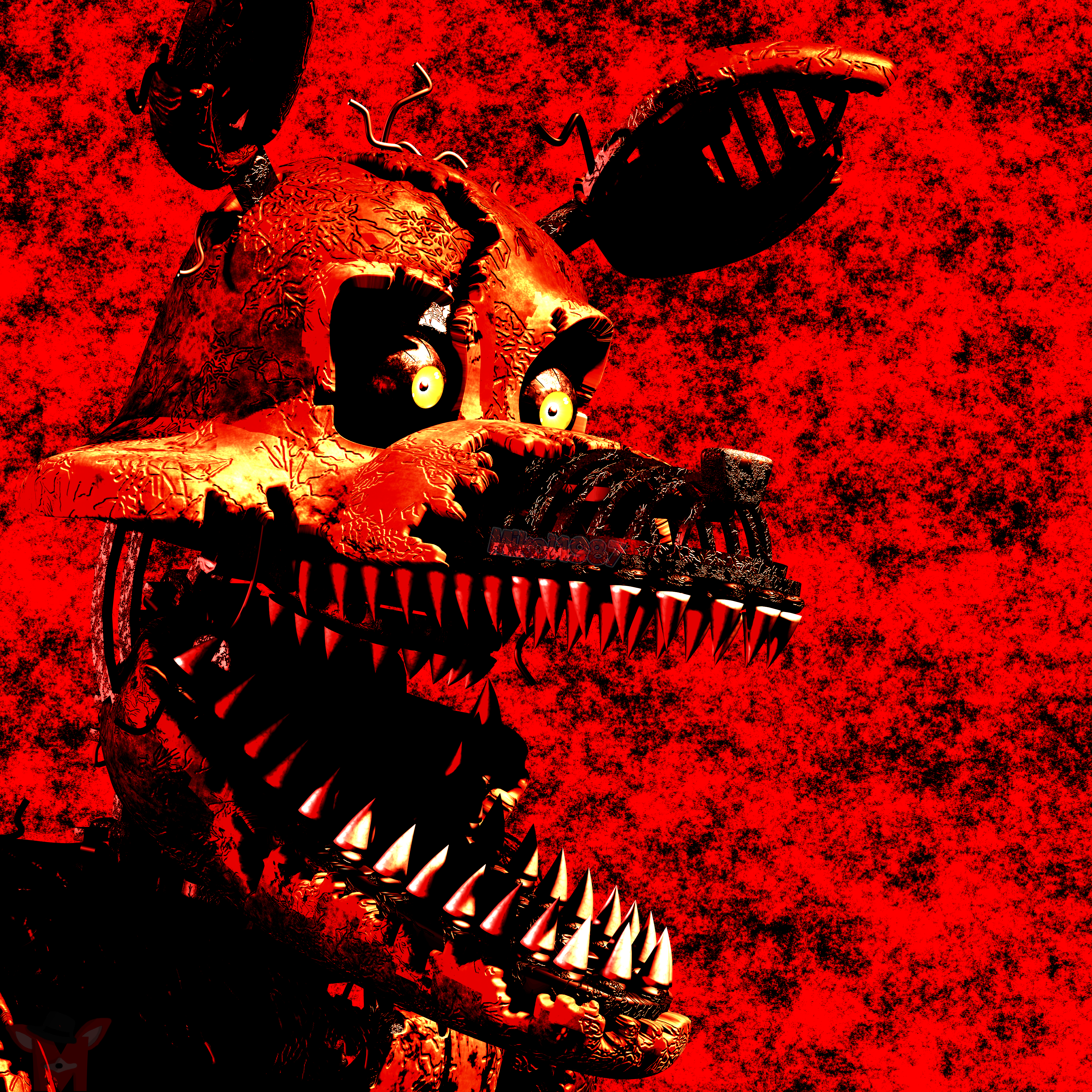 FNaF BLENDER: Withered Foxy by Mikol1987 on DeviantArt