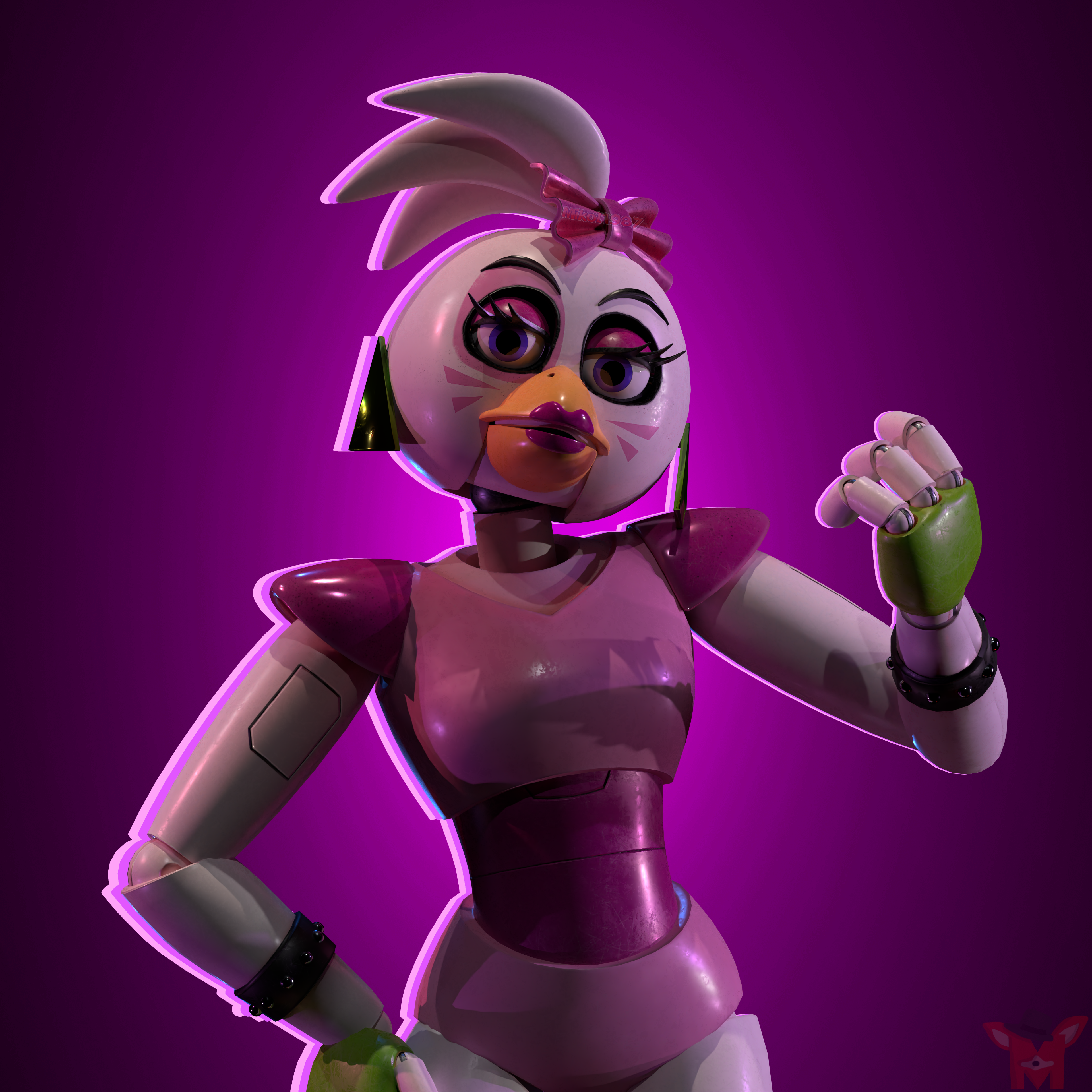 Funtime Chica (UCN Icon) by MisterioArg on DeviantArt