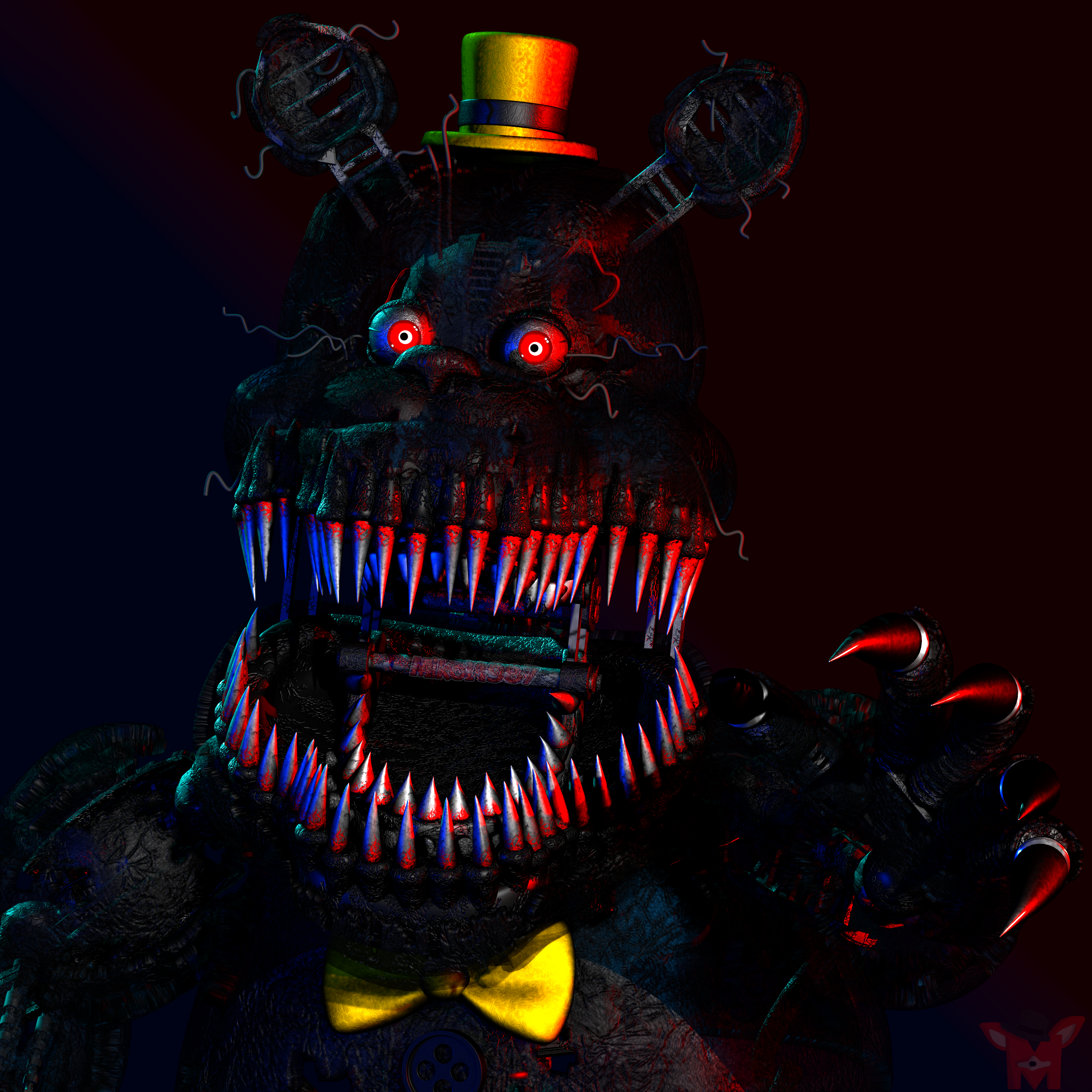 FNaF 4 Nightmare Animatronics by EndyArts on DeviantArt