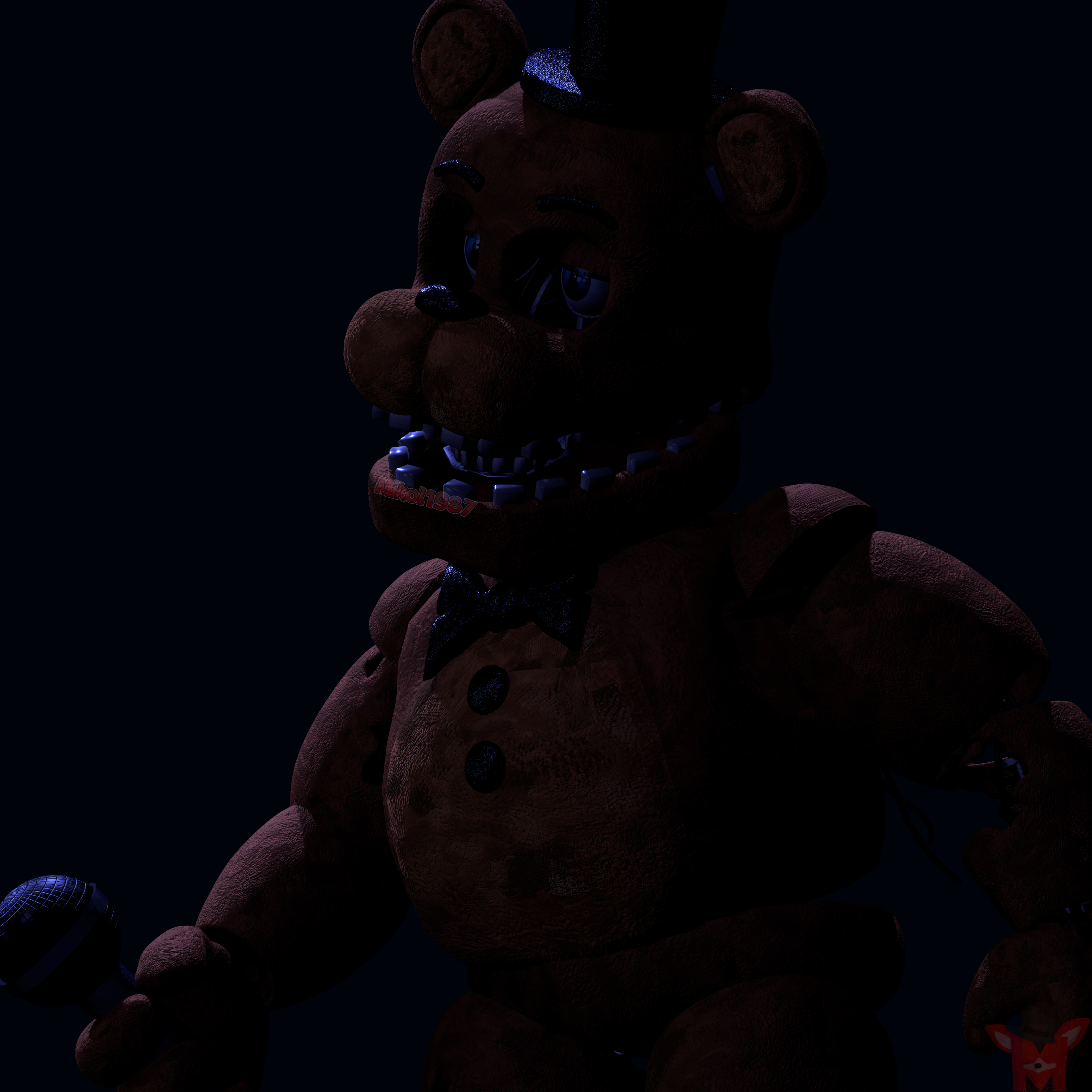 FNaF BLENDER: Withered Foxy by Mikol1987 on DeviantArt