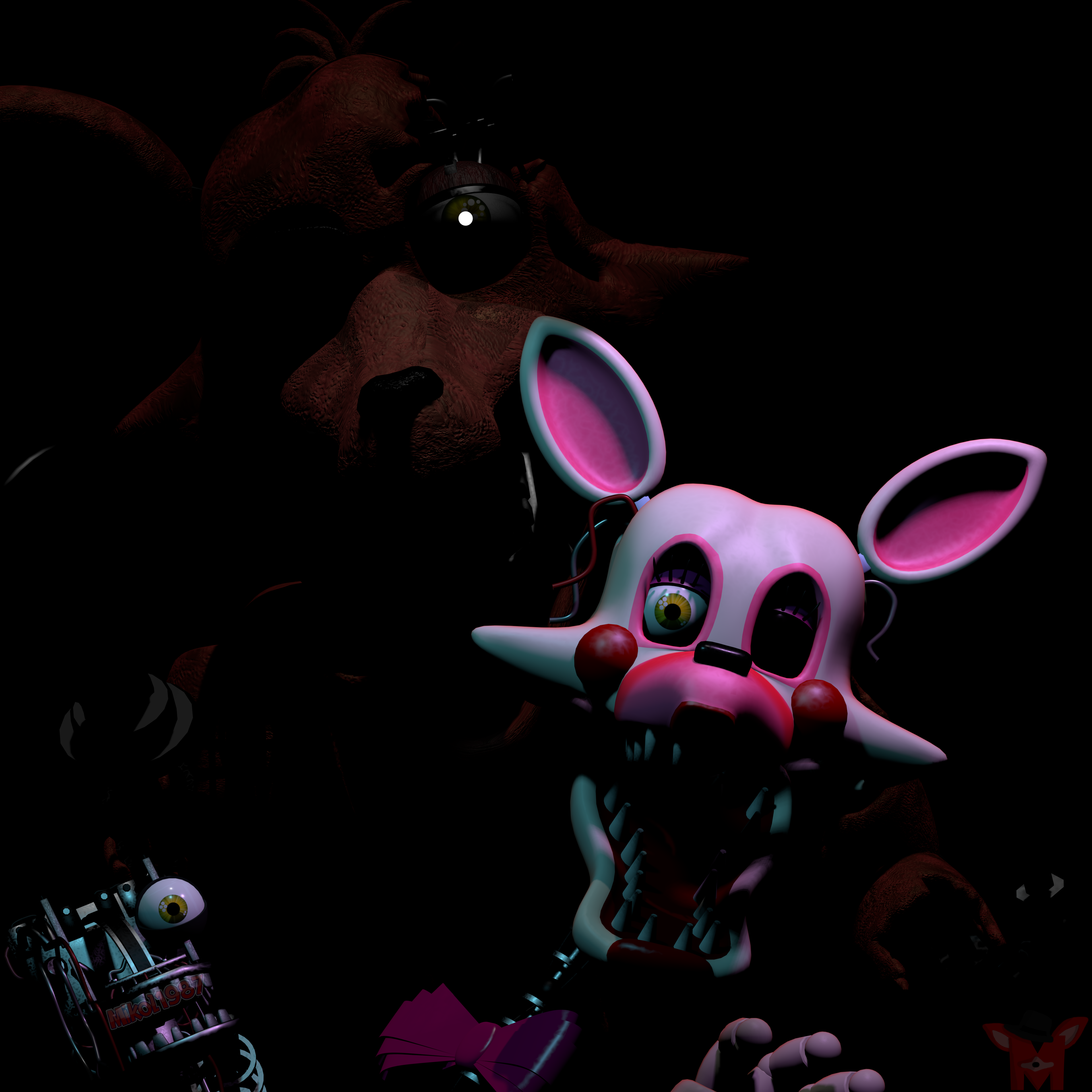 FNaF BLENDER: Withered Foxy by Mikol1987 on DeviantArt