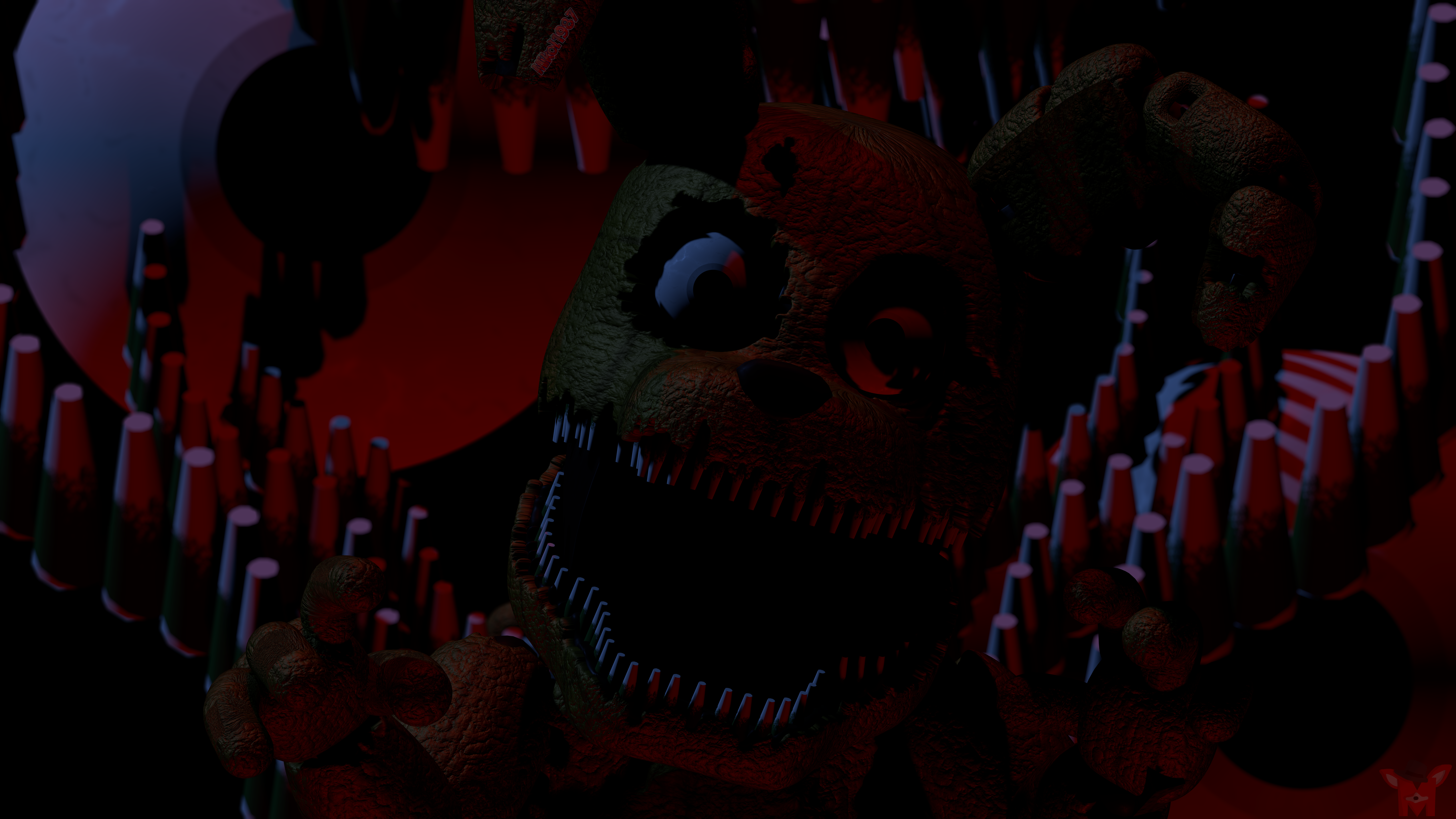 FNaF BLENDER: Nightmare Chica by Mikol1987 on DeviantArt