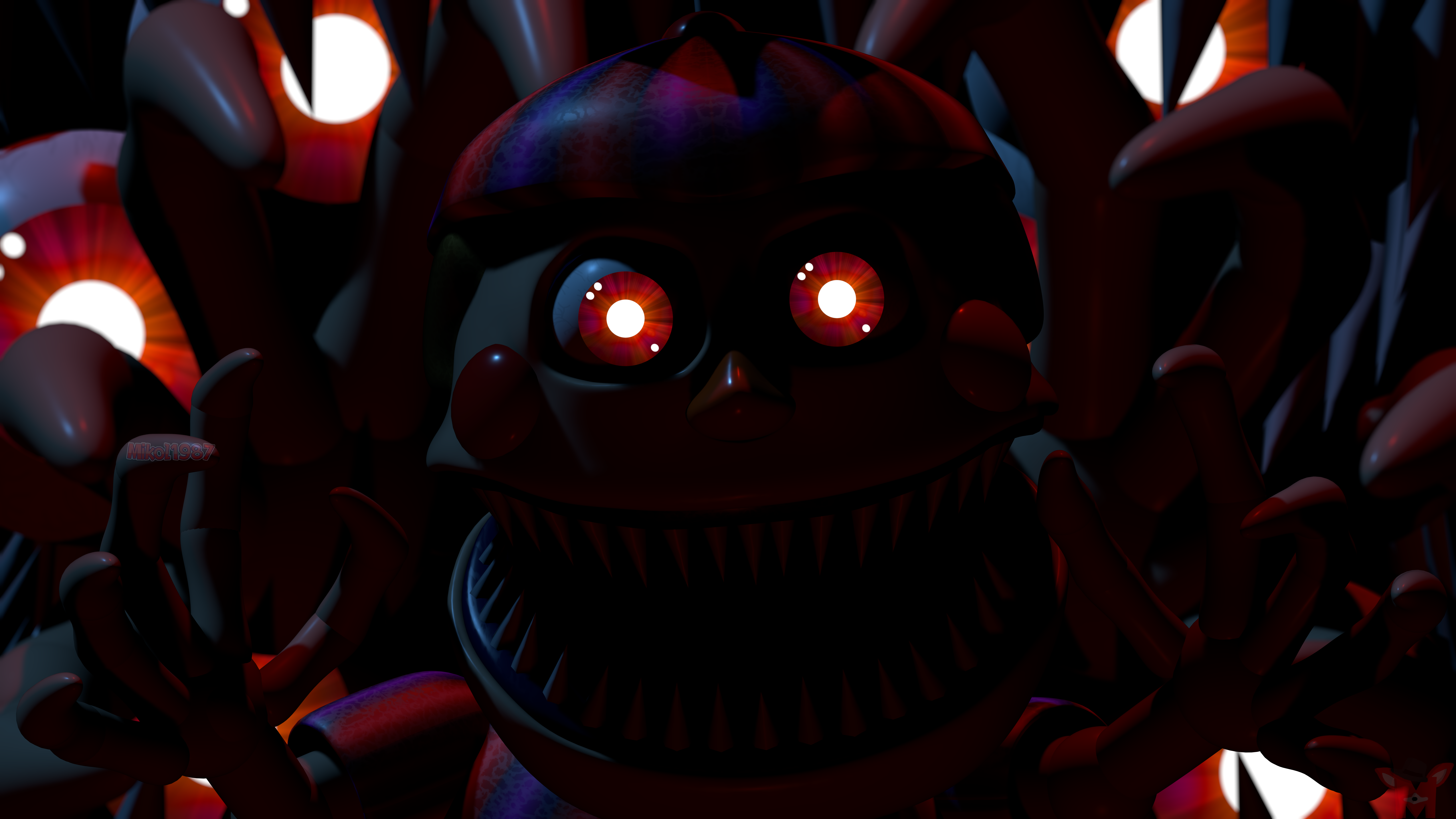 FNaF BLENDER: Nightmare Fredbear by Mikol1987 on DeviantArt