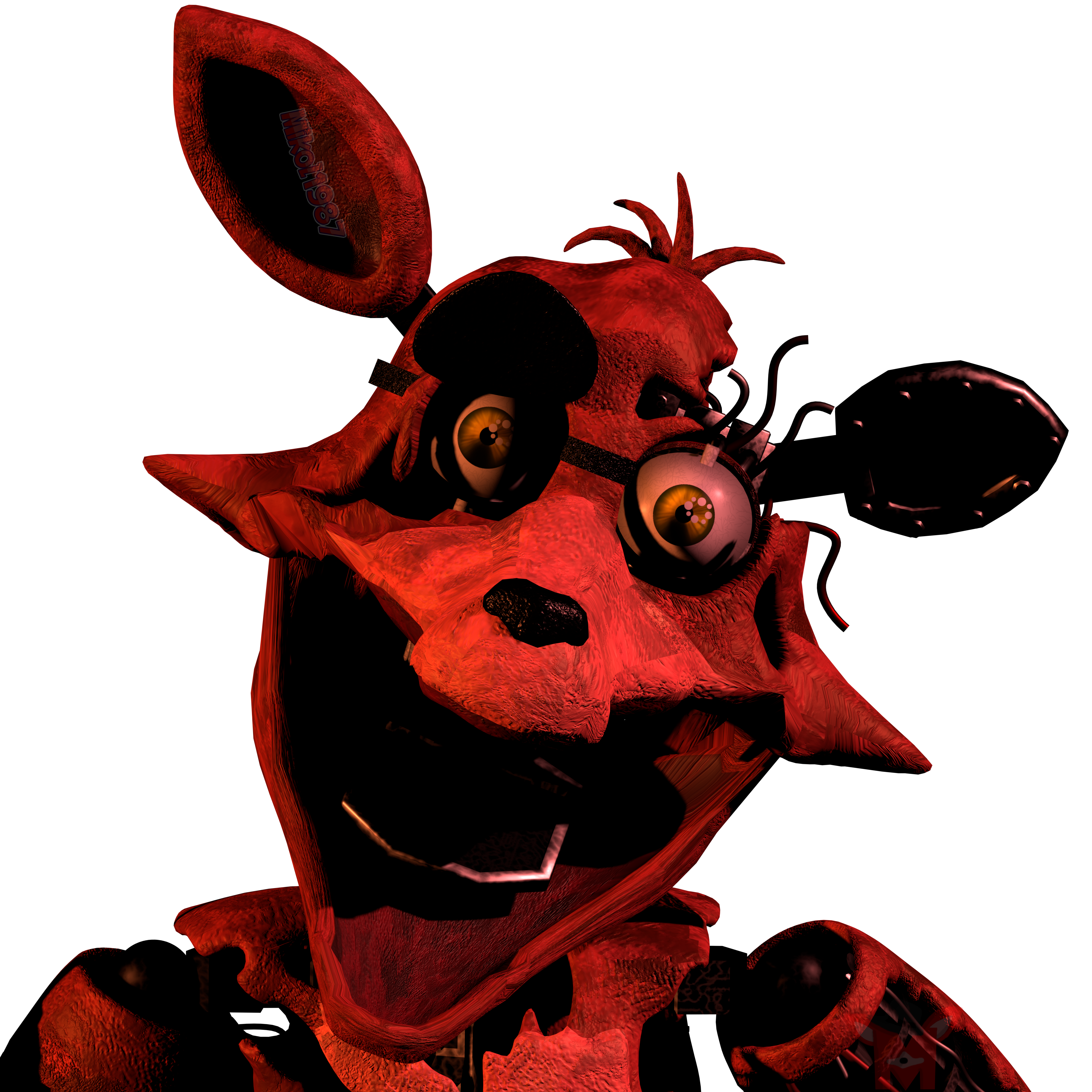 FNaF BLENDER: Withered Foxy by Mikol1987 on DeviantArt