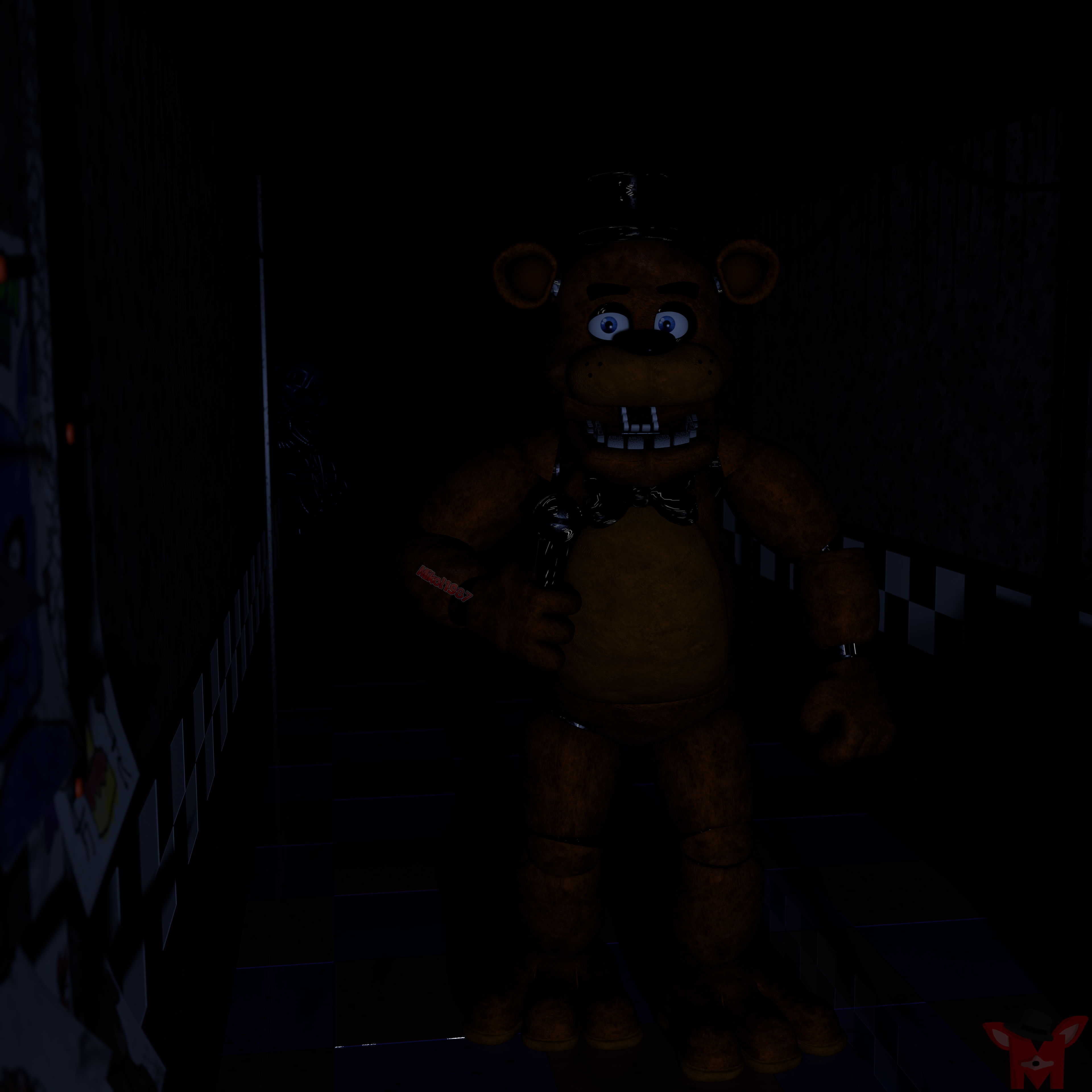 FNaF BLENDER: Nightmare Fredbear by Mikol1987 on DeviantArt