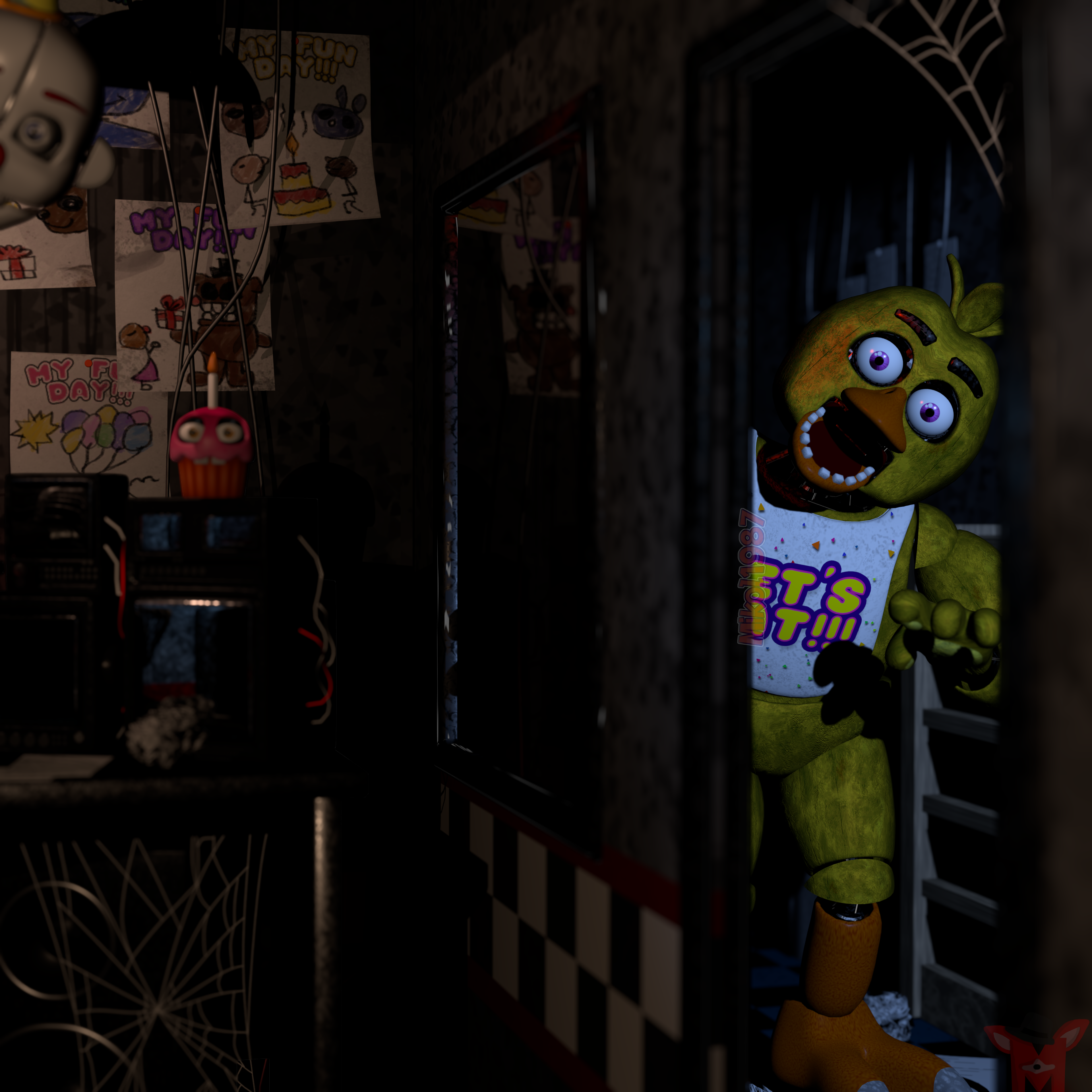 FNaF BLENDER: Nightmare Fredbear by Mikol1987 on DeviantArt