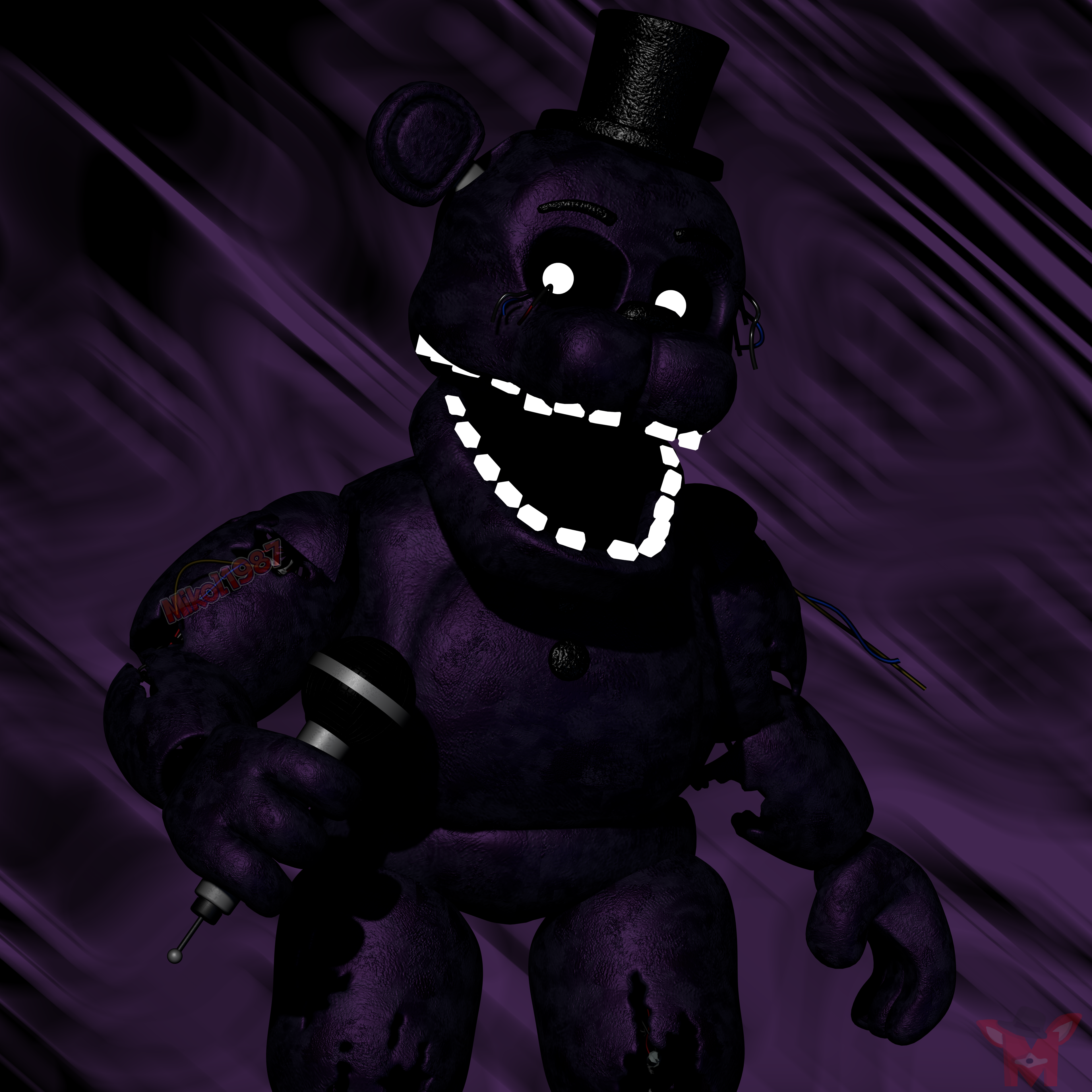 FNAF-C4D) Shadow Freddy Render by TheRayan2802 on DeviantArt