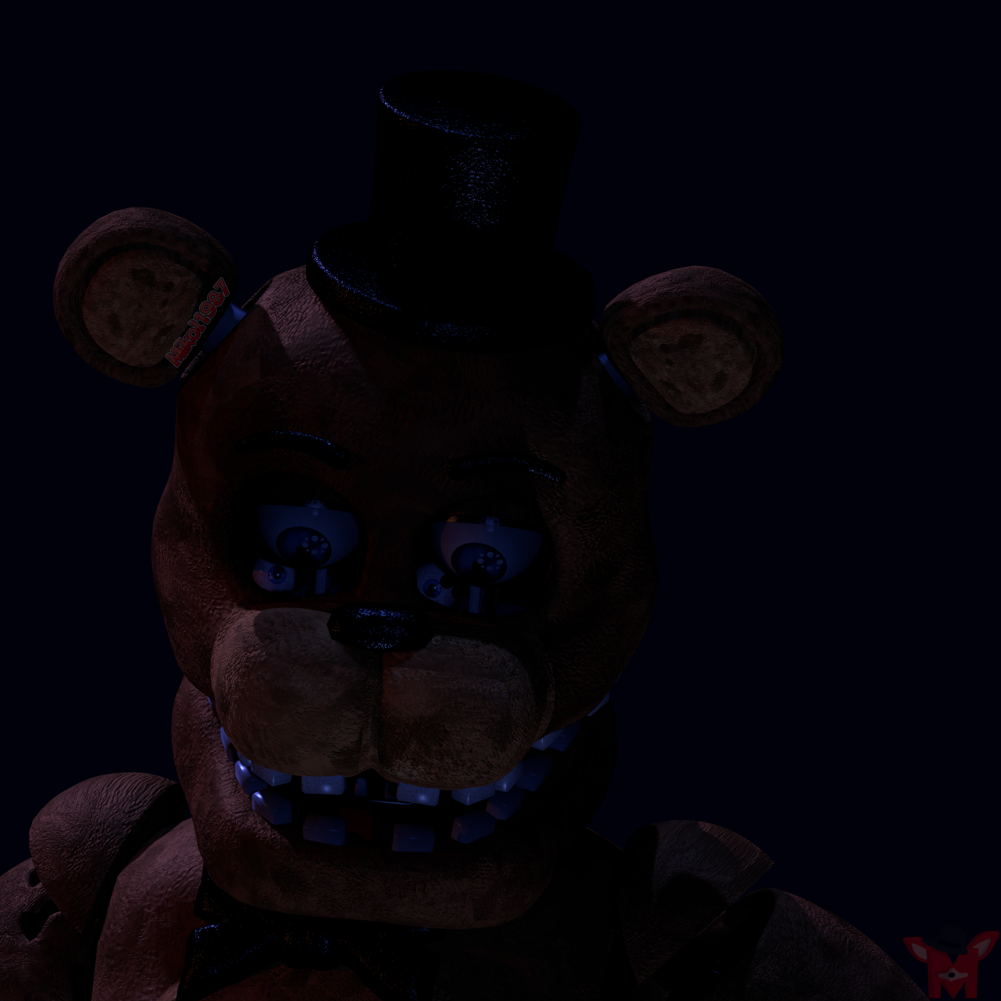 FNaF BLENDER: Nightmare Fredbear by Mikol1987 on DeviantArt