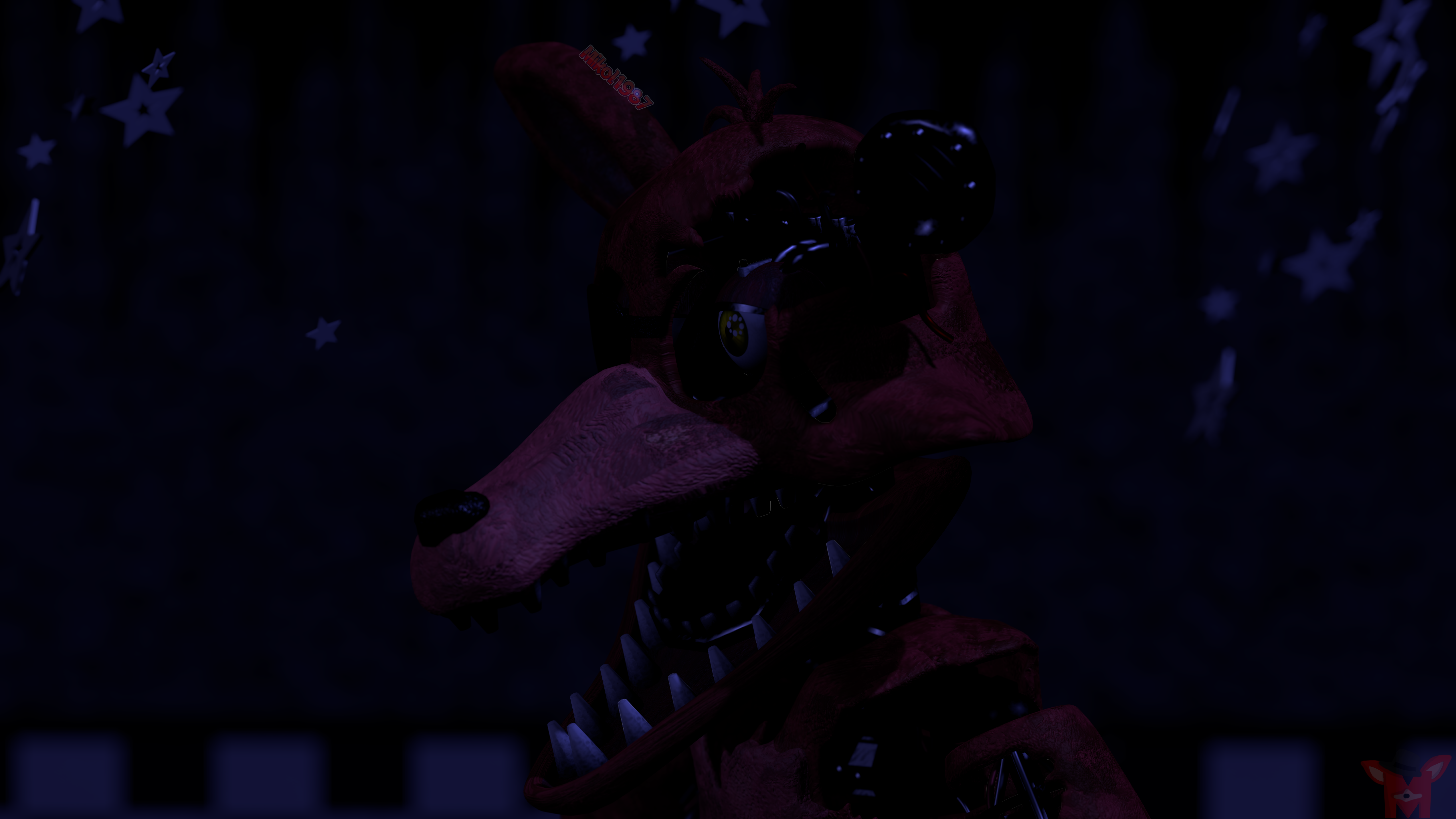 FNaF BLENDER: Withered Foxy by Mikol1987 on DeviantArt