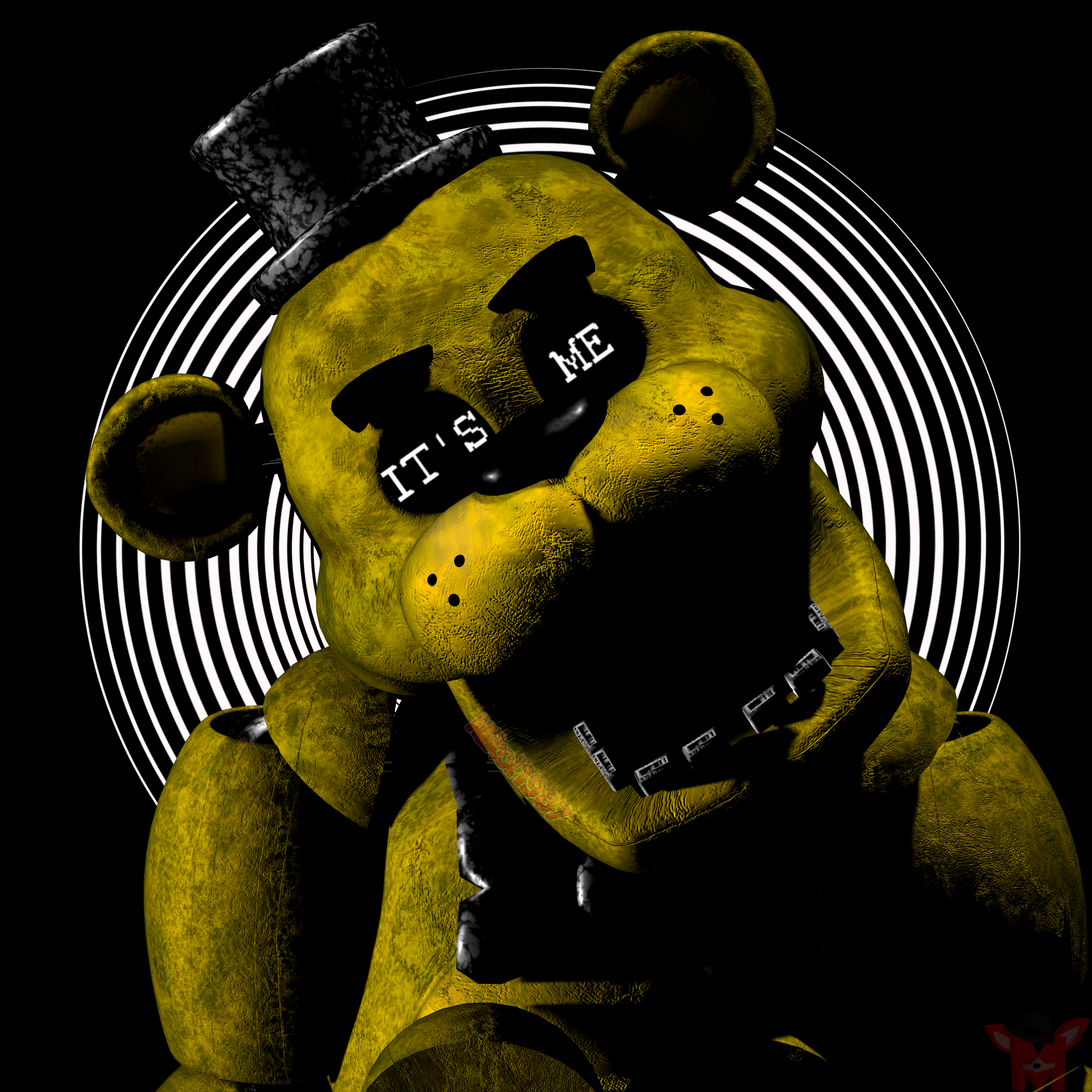 Withered Freddy - Scott's style render : r/fivenightsatfreddys