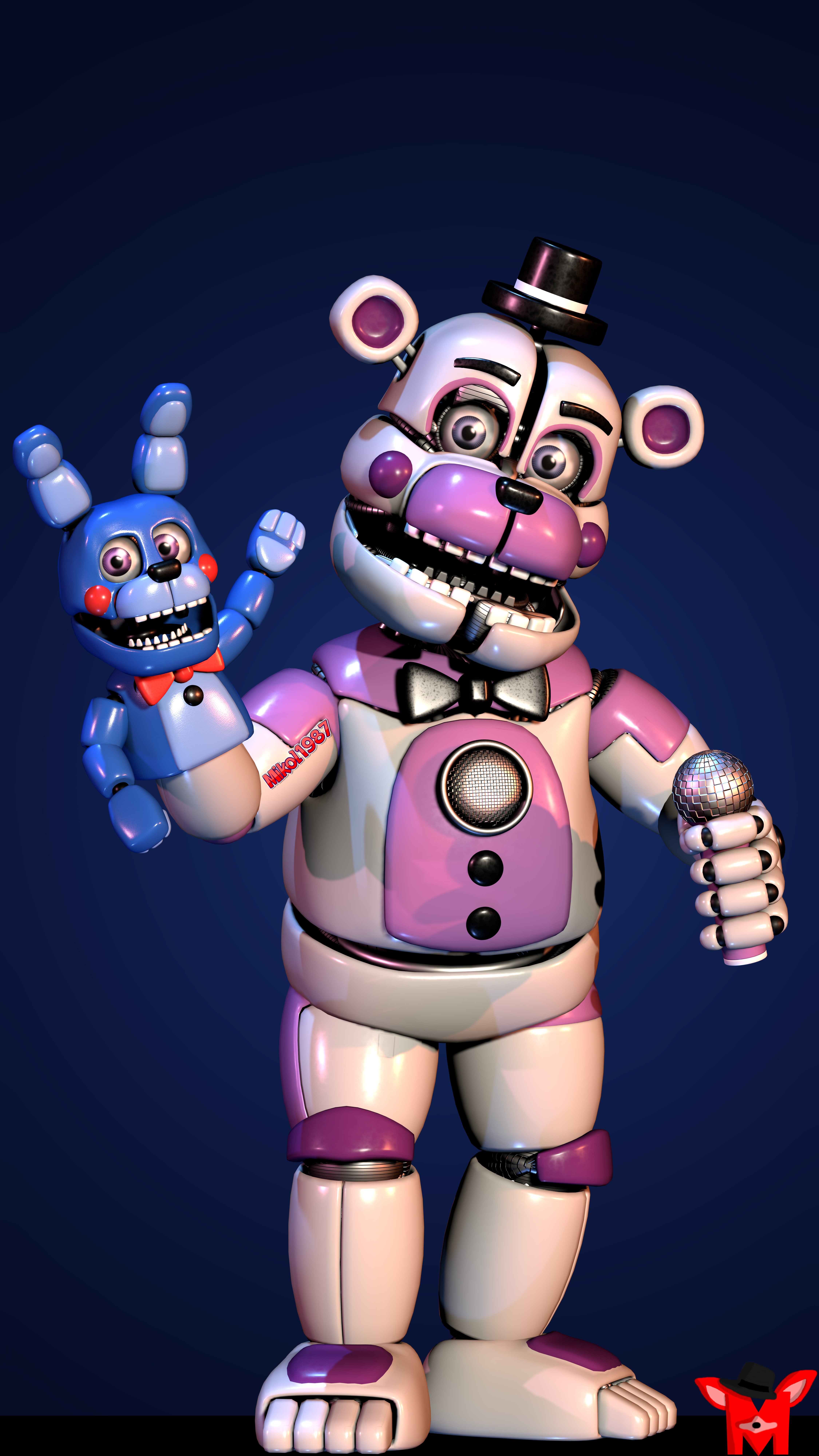 FNaF BLENDER: Withered Foxy by Mikol1987 on DeviantArt