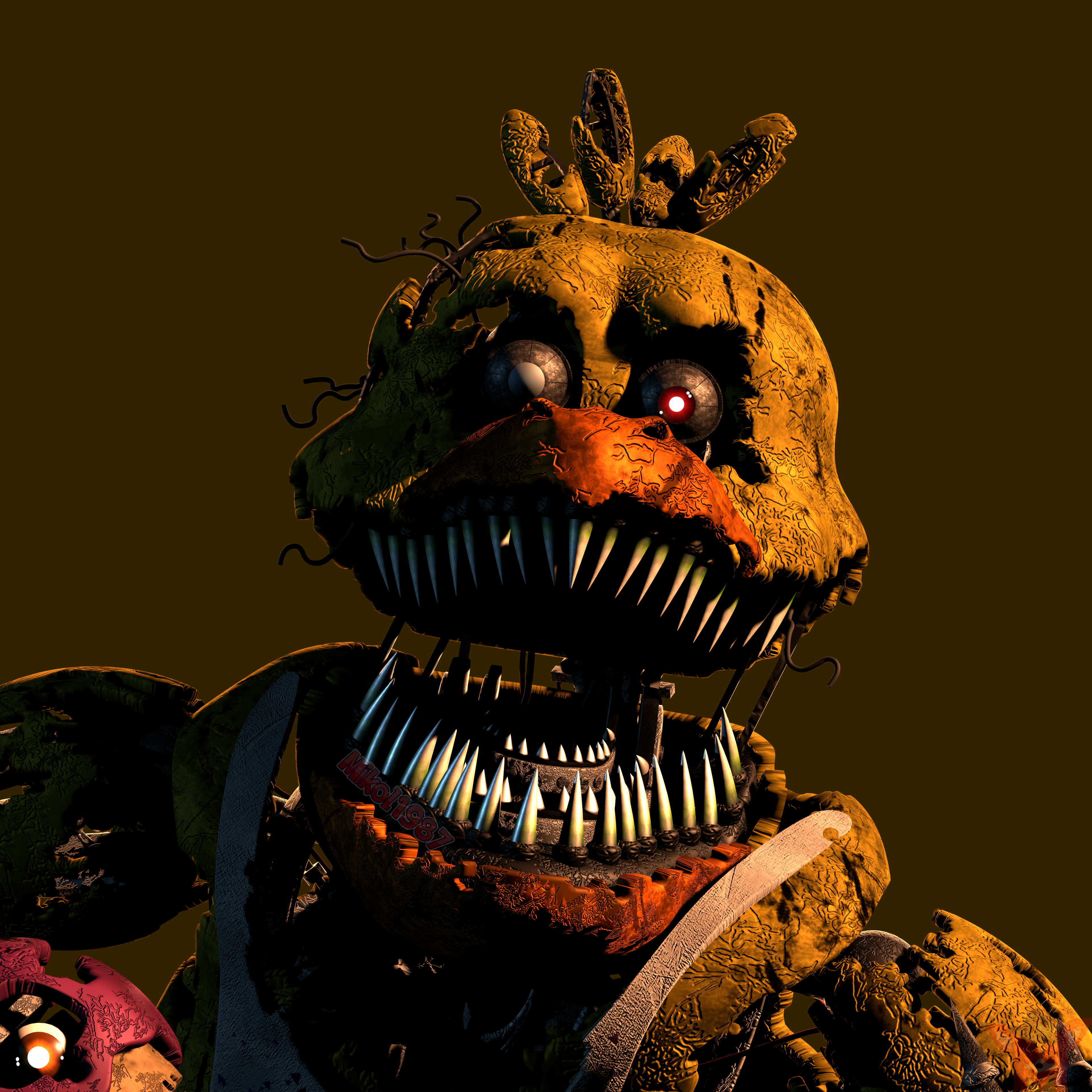 FNaF BLENDER: Nightmare Fredbear by Mikol1987 on DeviantArt