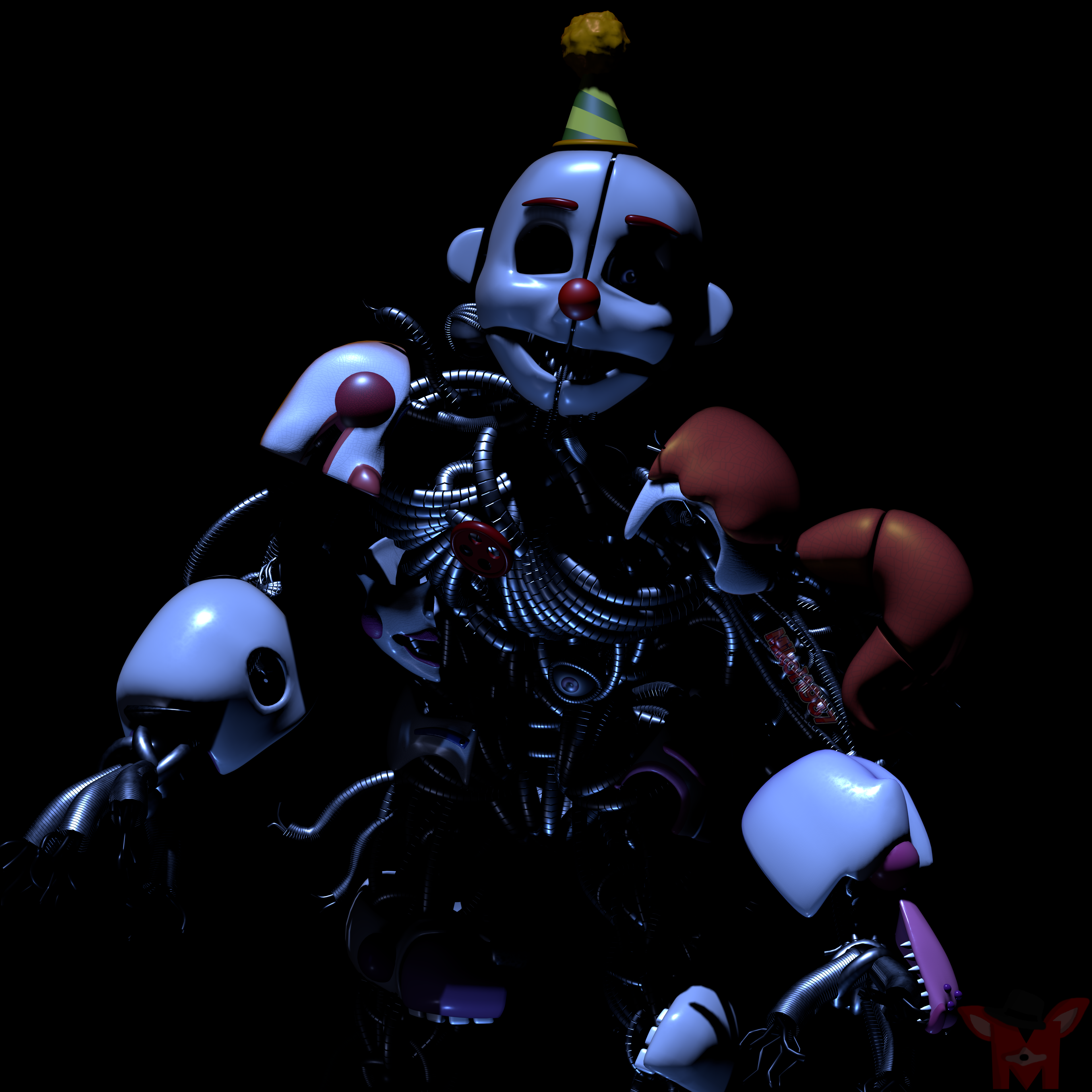 FNaF BLENDER: Nightmare Chica by Mikol1987 on DeviantArt