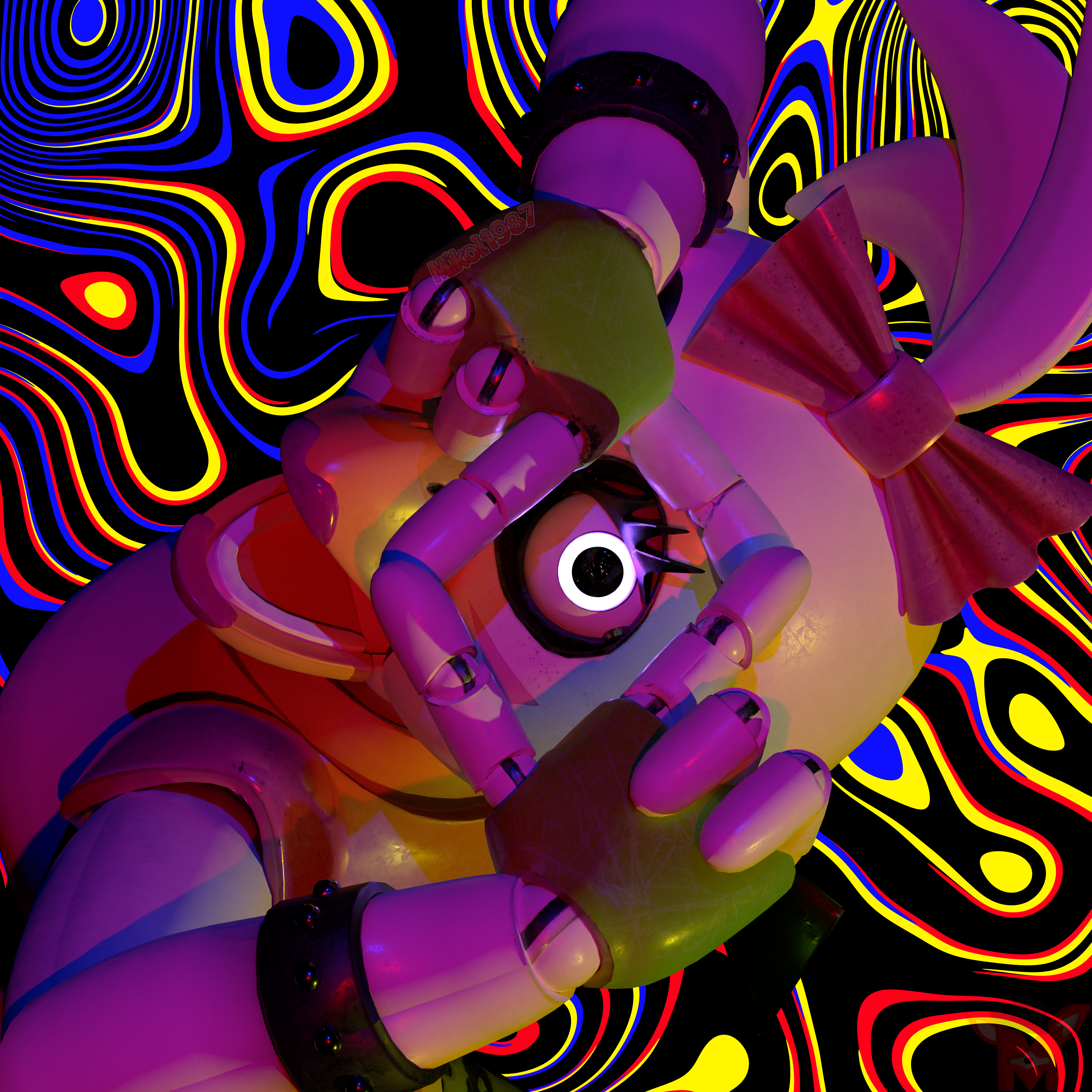 FNaF BLENDER: Nightmare Chica by Mikol1987 on DeviantArt