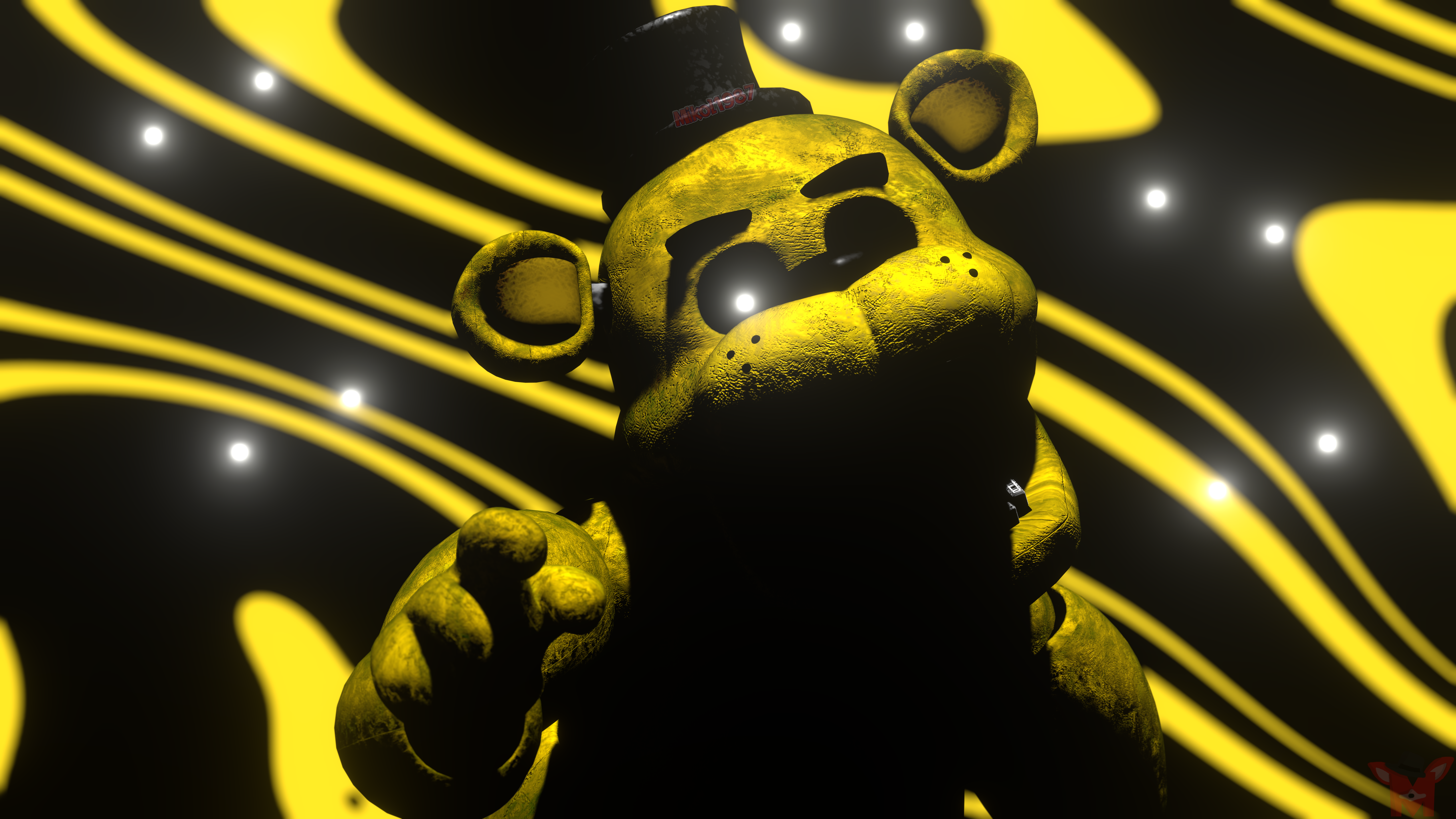 FNaF BLENDER: Nightmare Fredbear by Mikol1987 on DeviantArt