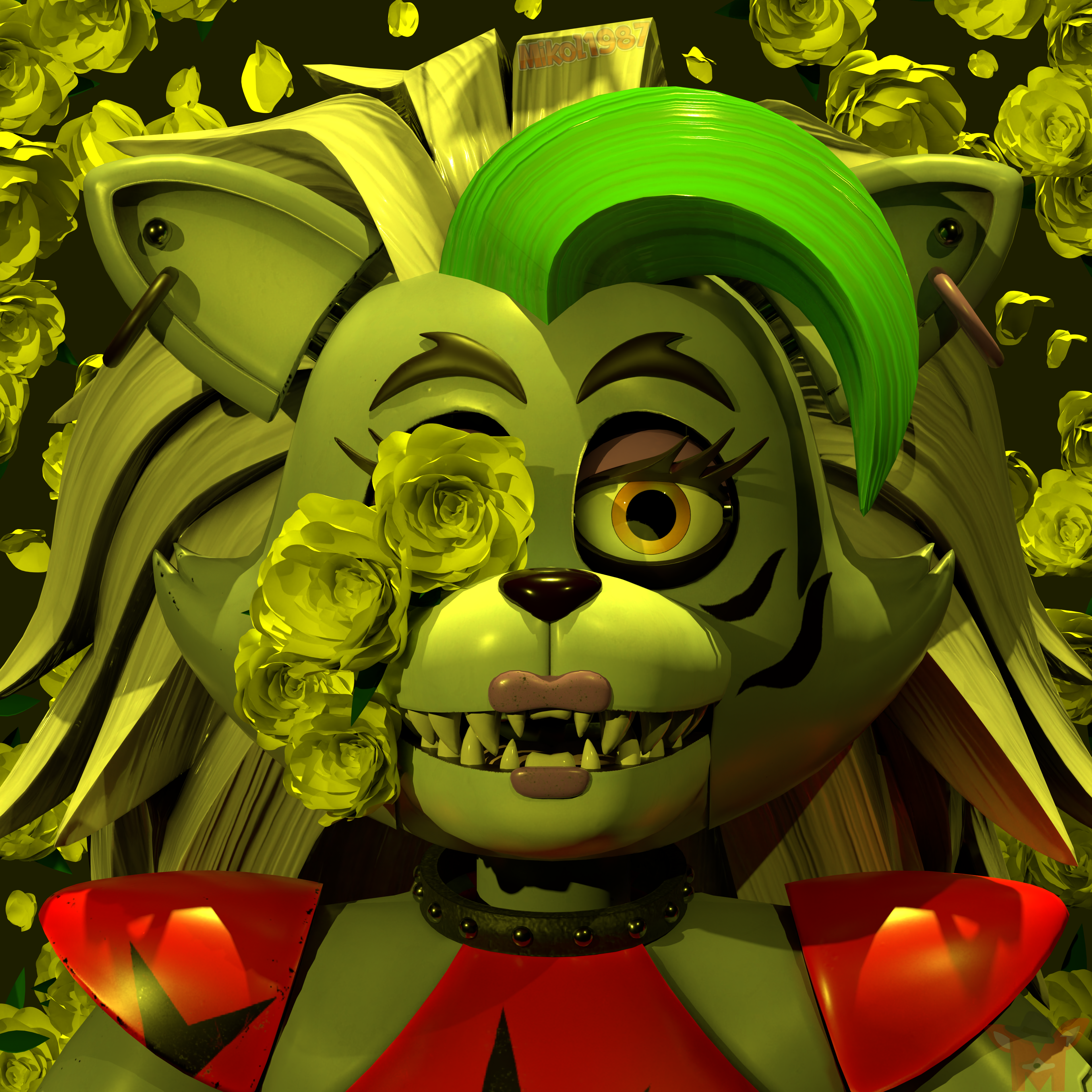 NightMare Chica From FNaF AR Blender Release! by mrrabgamer on