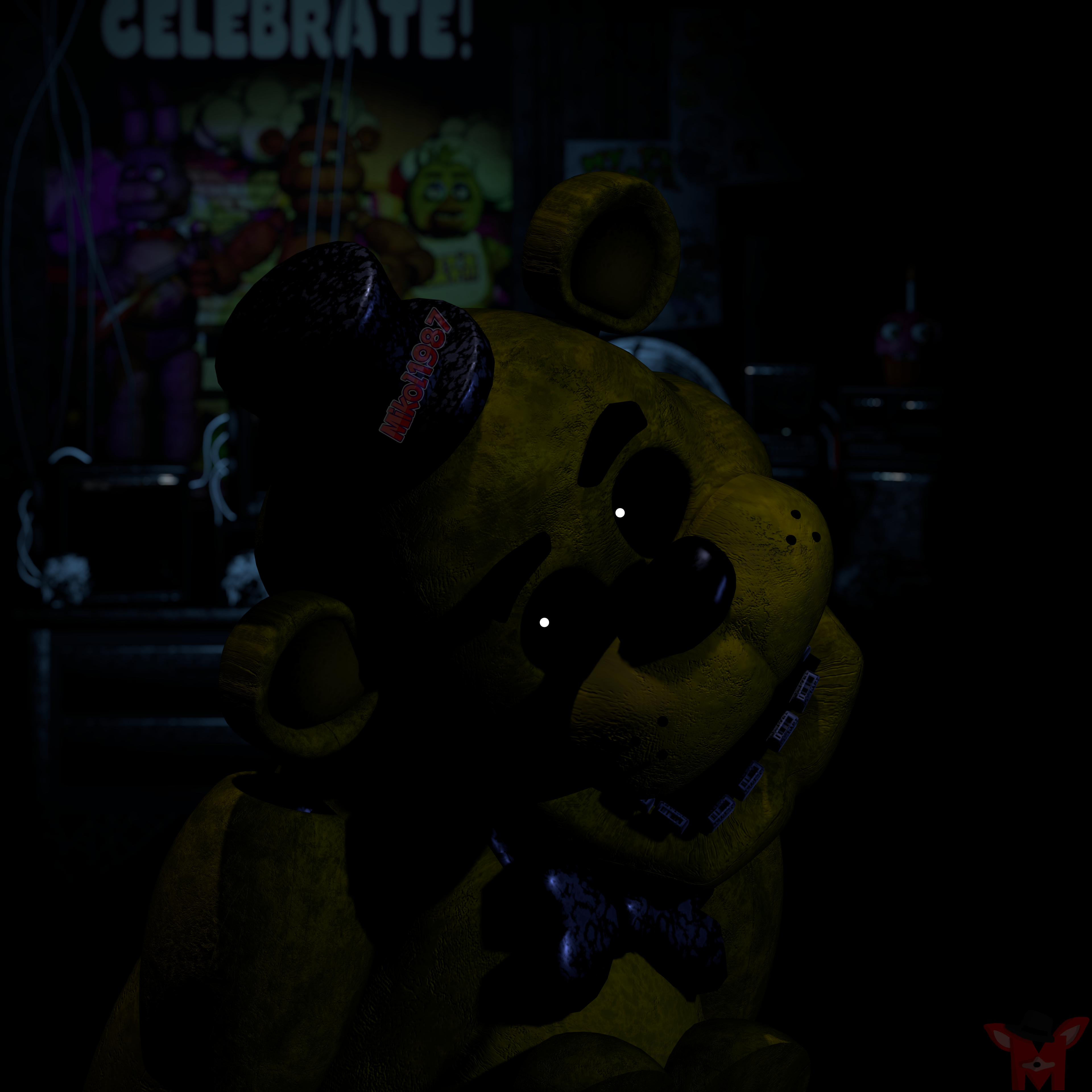 FNaF BLENDER: Nightmare Fredbear by Mikol1987 on DeviantArt