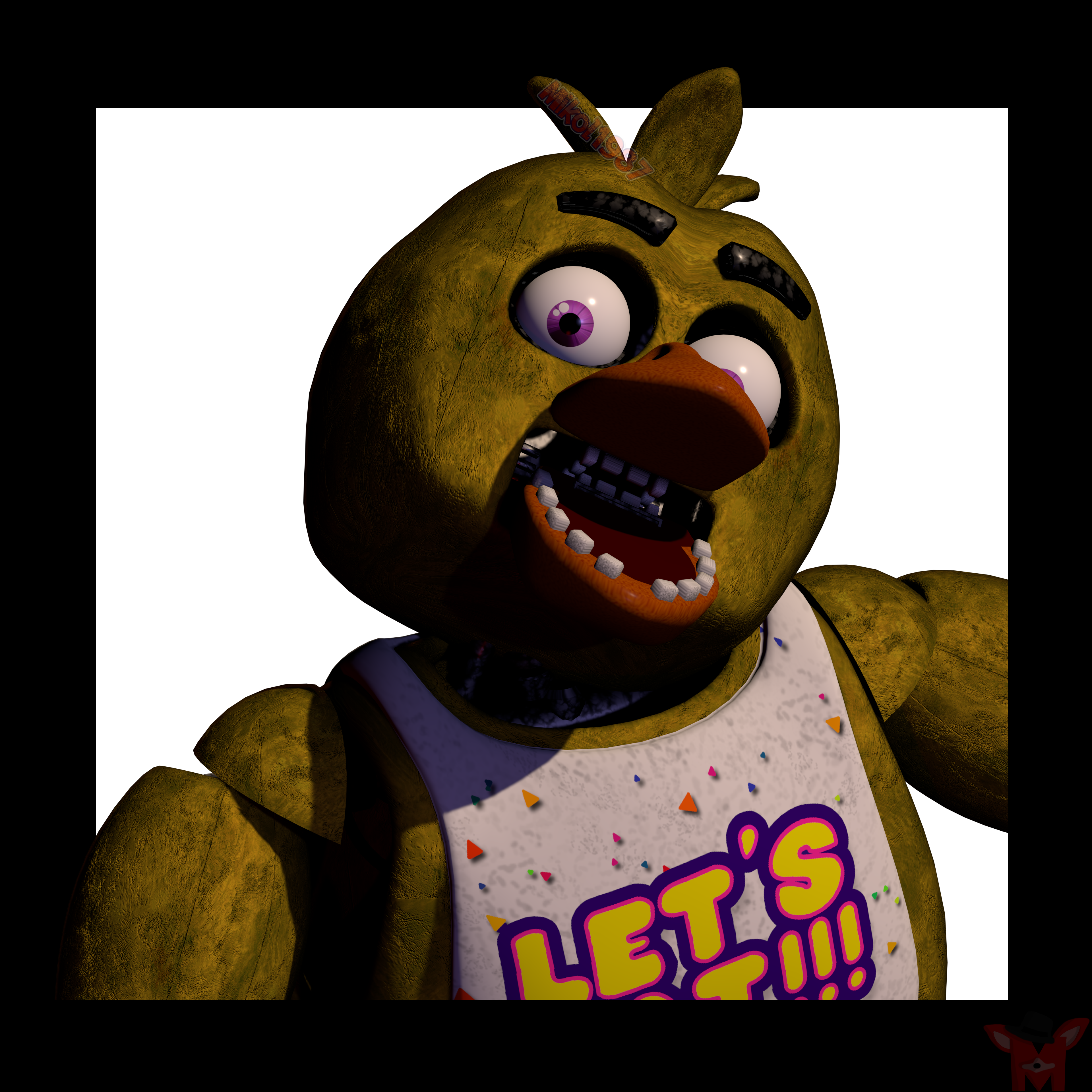 FNaF BLENDER: Nightmare Chica by Mikol1987 on DeviantArt