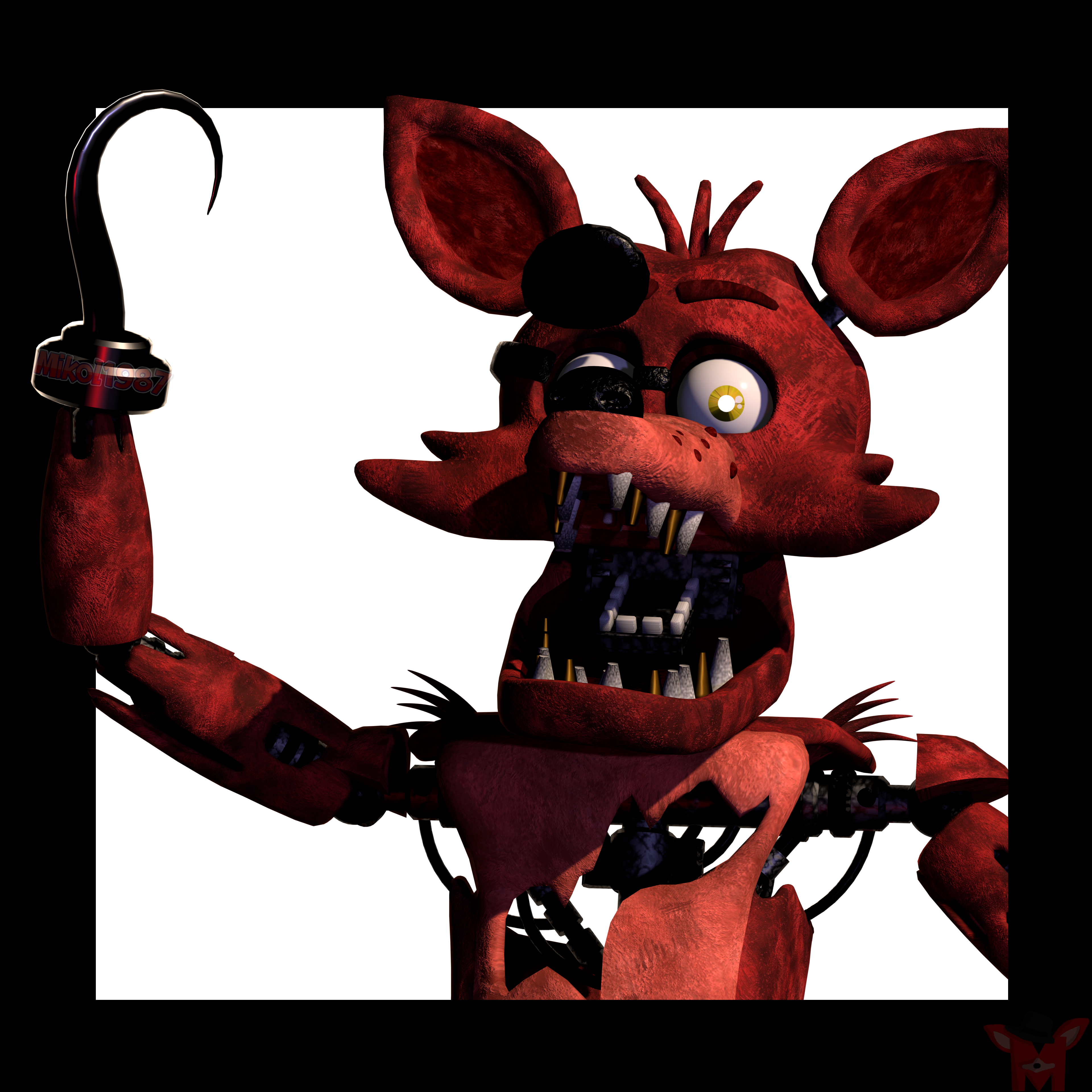 Download Five Nights At Freddy's 2 Png - Fnaf Withered Foxy Jumpscare PNG  Image with No Background 