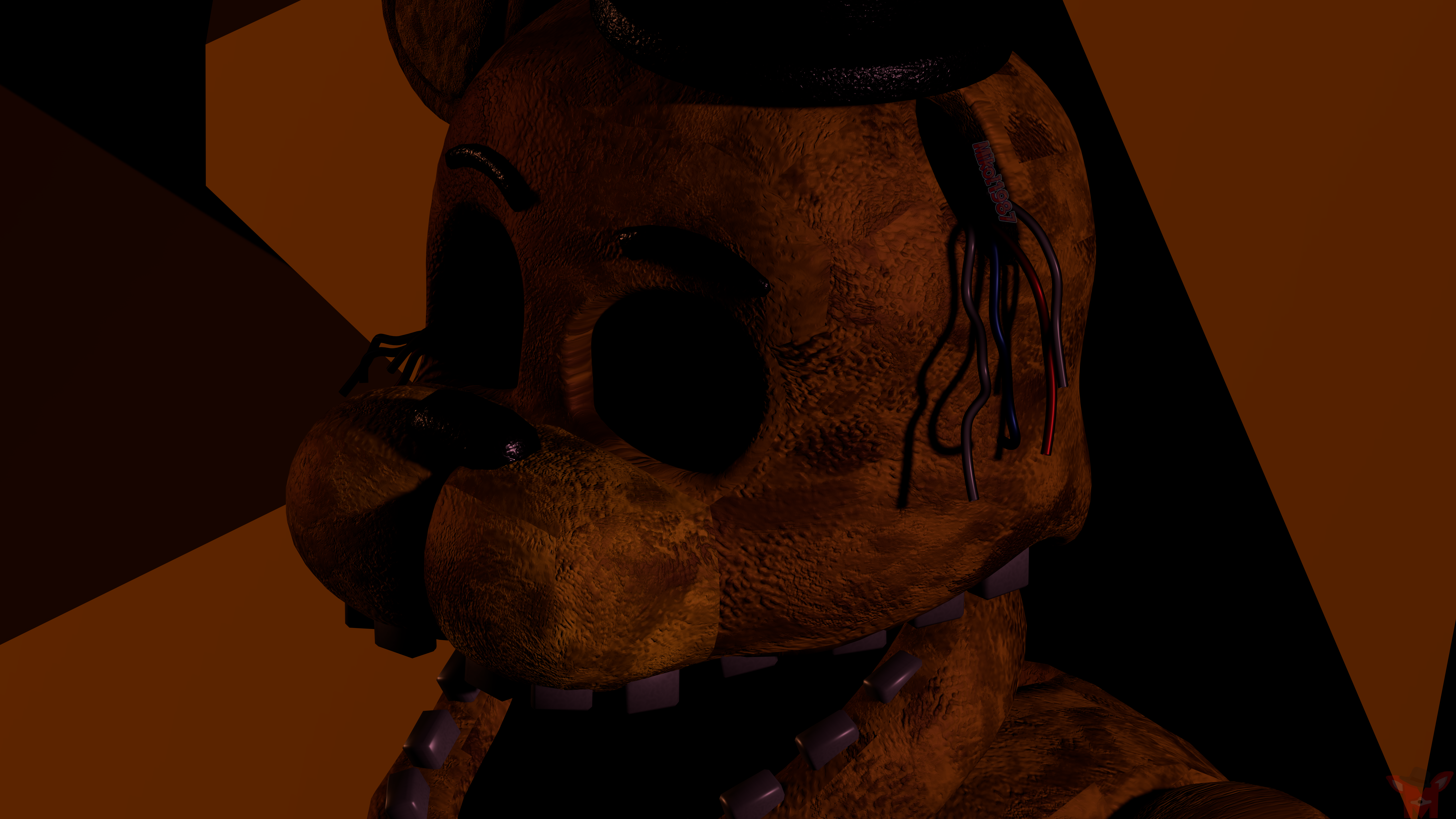 BLENDER/FNAF): the light skin meme but it's Withered Freddy